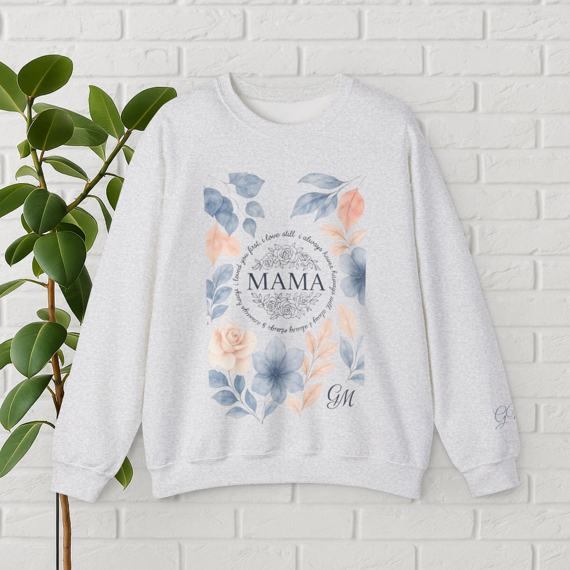 Crowned in Grace: Floral Faith Mama Sweatshirt