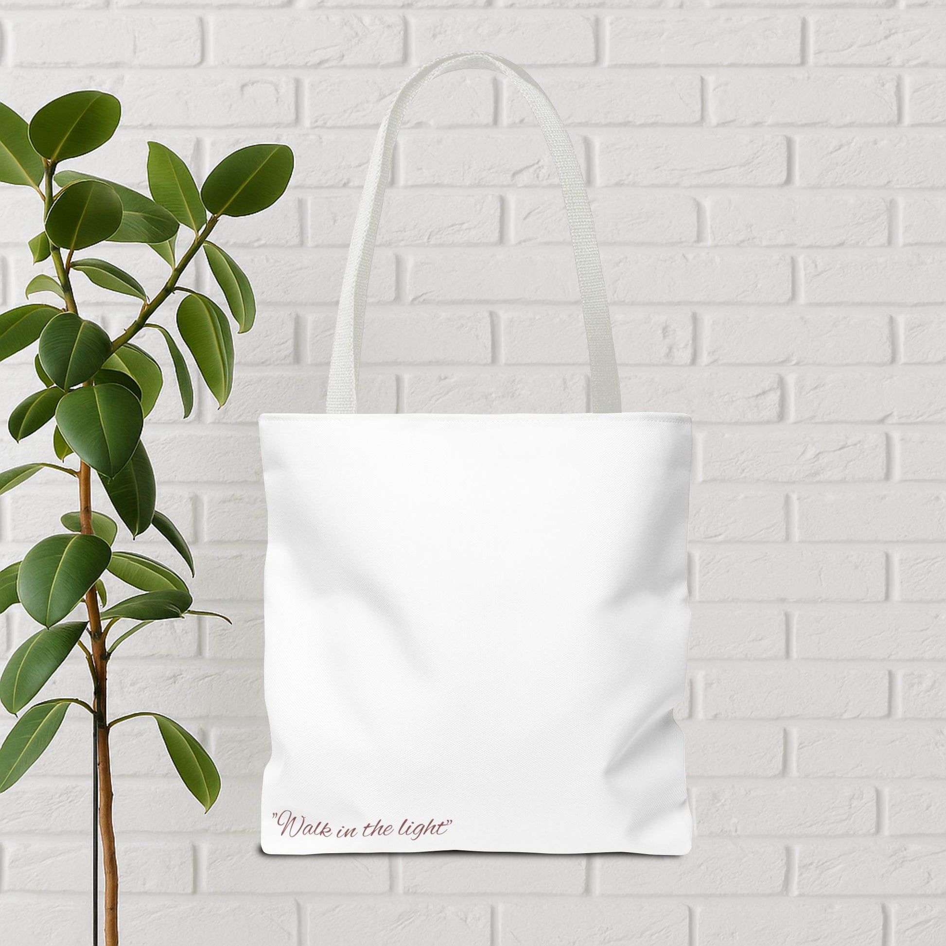 “Walk in the Light” Sunflower Faith Tote