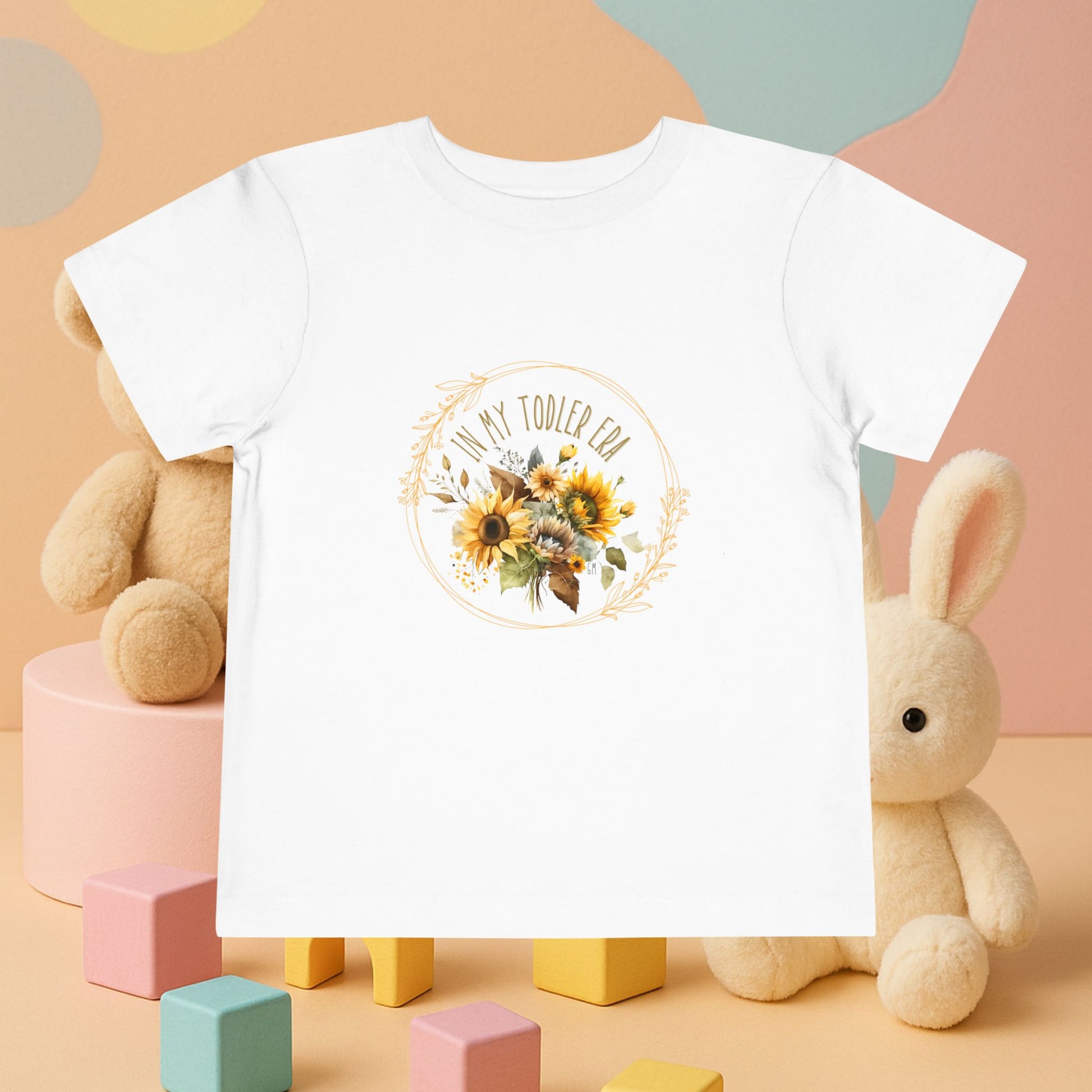 “In My Toddler Era” Sunflower Tee – Soft, Sweet & Boldly Blooming