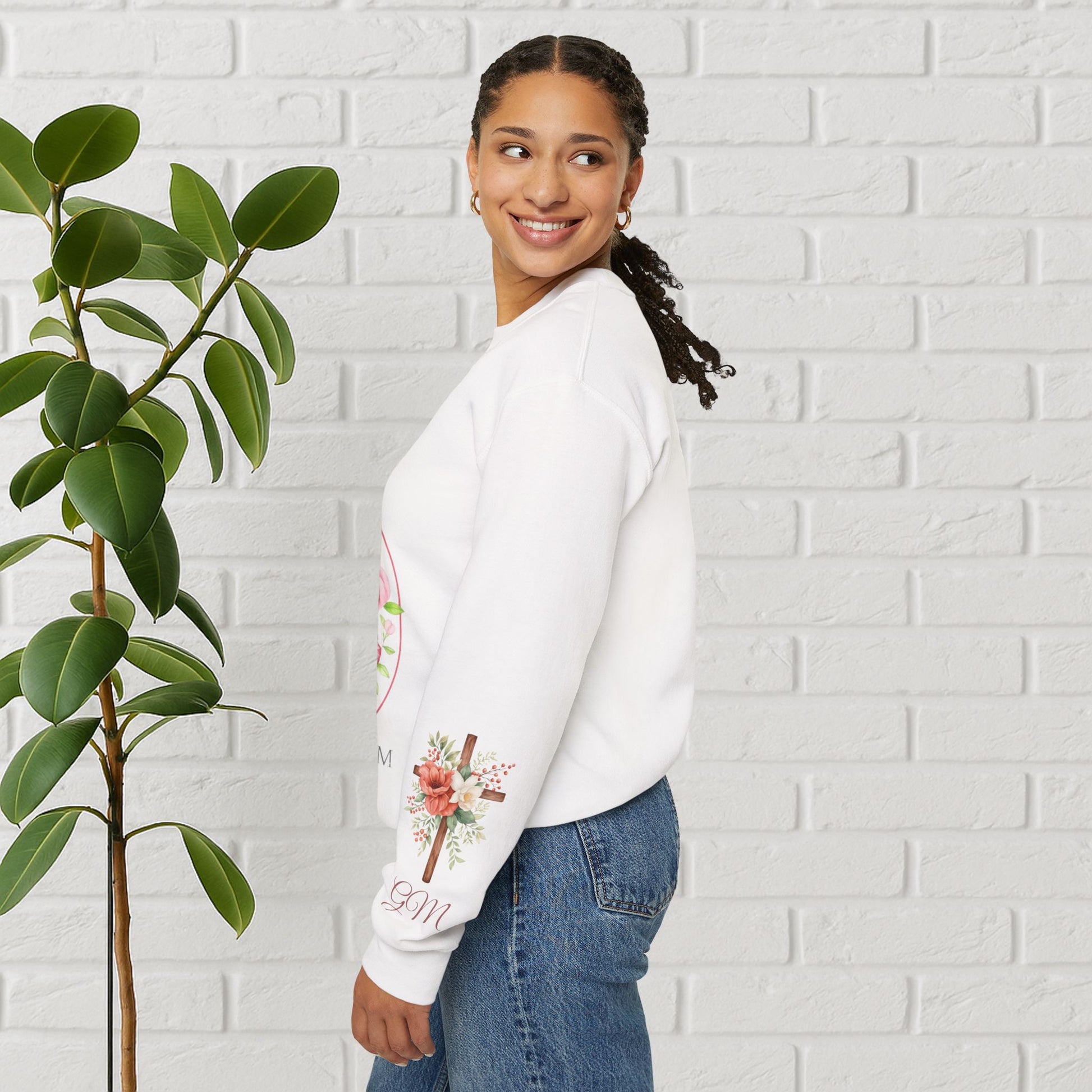 Be Still & Bloom: Psalm 46:10 Faith Sweatshirt