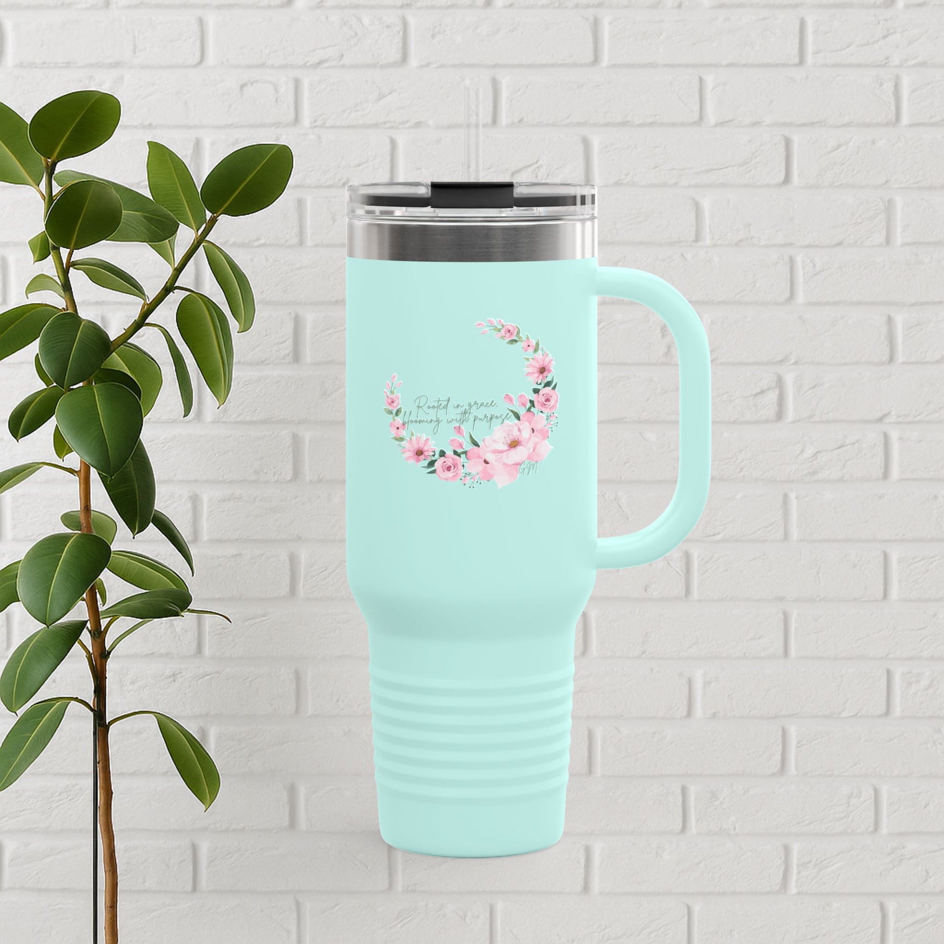 Rooted in Grace™ 40oz Floral Tumbler
