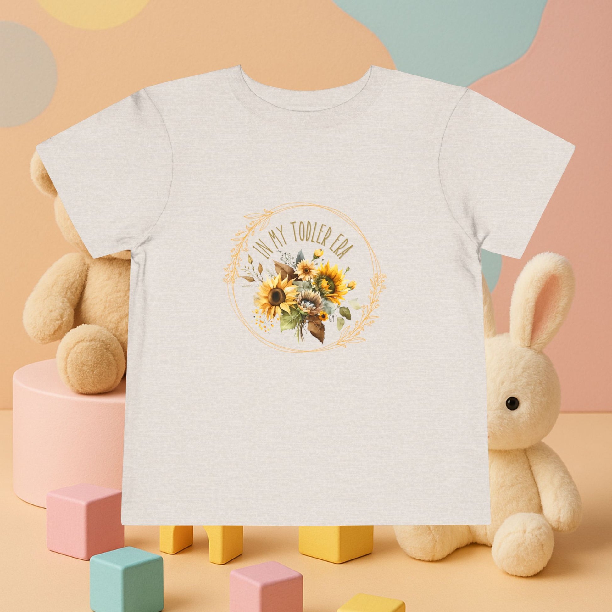 “In My Toddler Era” Sunflower Tee – Soft, Sweet & Boldly Blooming