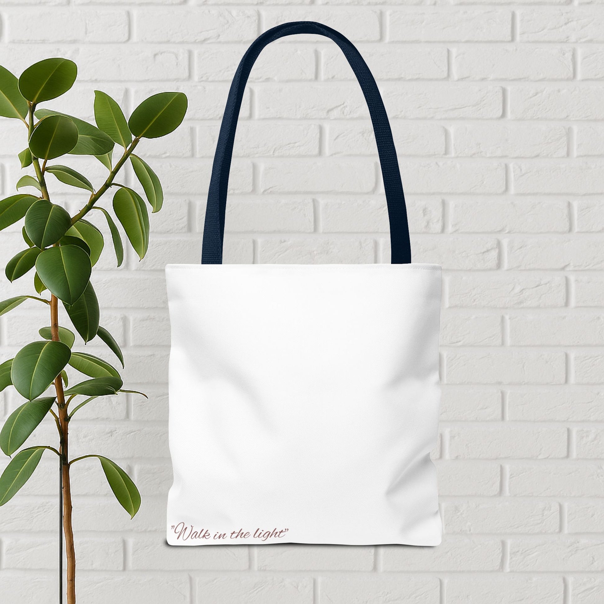 “Walk in the Light” Sunflower Faith Tote