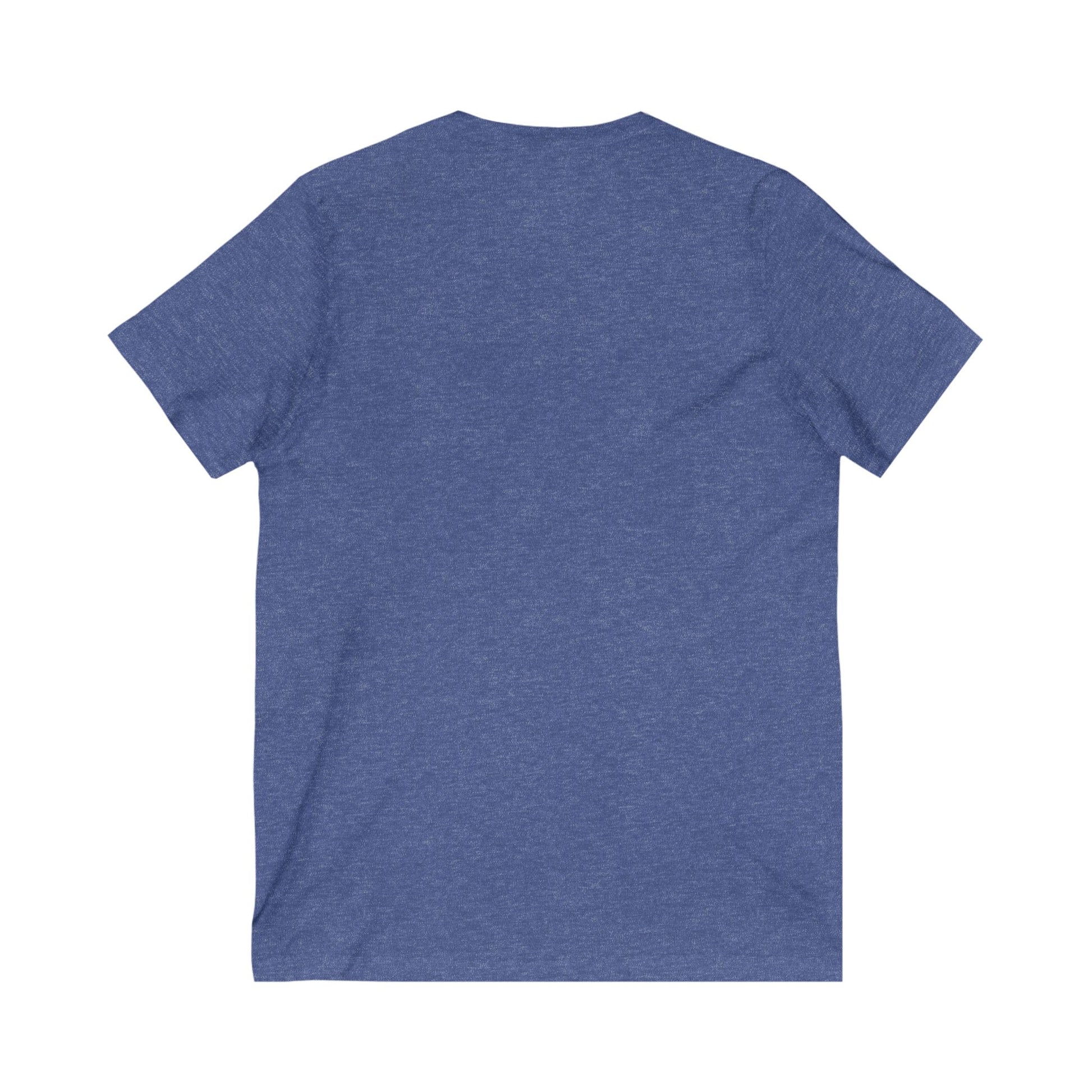 Faith in Bloom” Scripture V-Neck Tee – Matthew 28:20 | Elegant Floral Christian Shirt