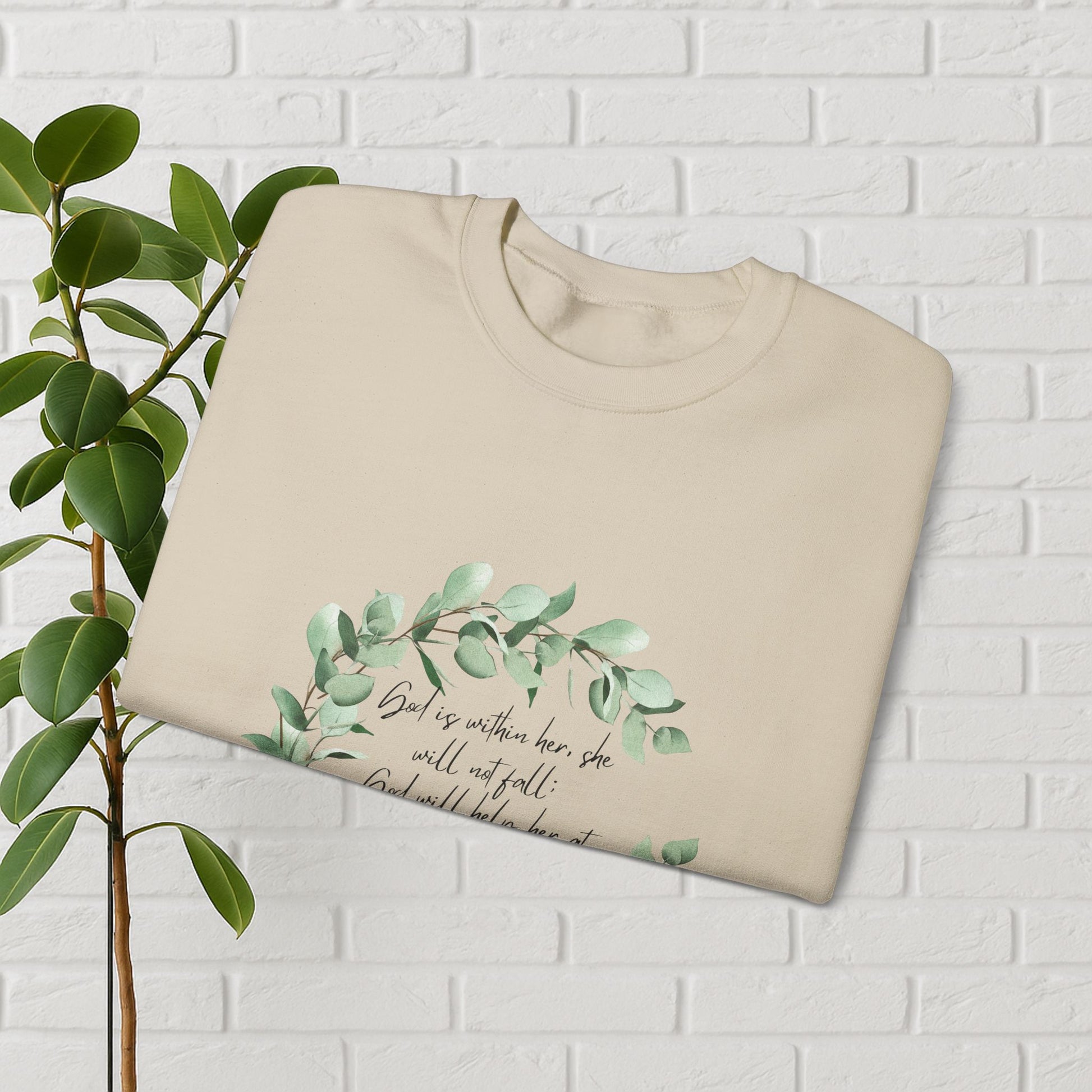 Crowned in Grace™ Signature Scripture Sweatshirt