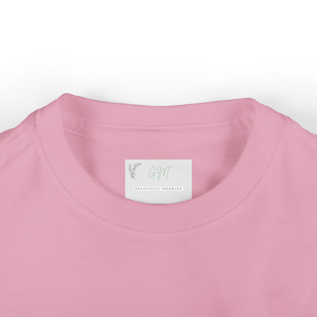 “Gracefully Blooming” Pink Floral Rainbow Baby Tee – Gracefully Baby Collection