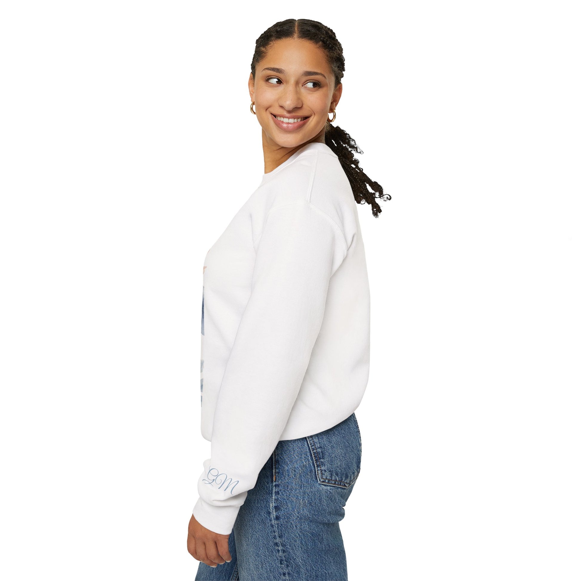 Crowned in Grace: Floral Faith Mama Sweatshirt