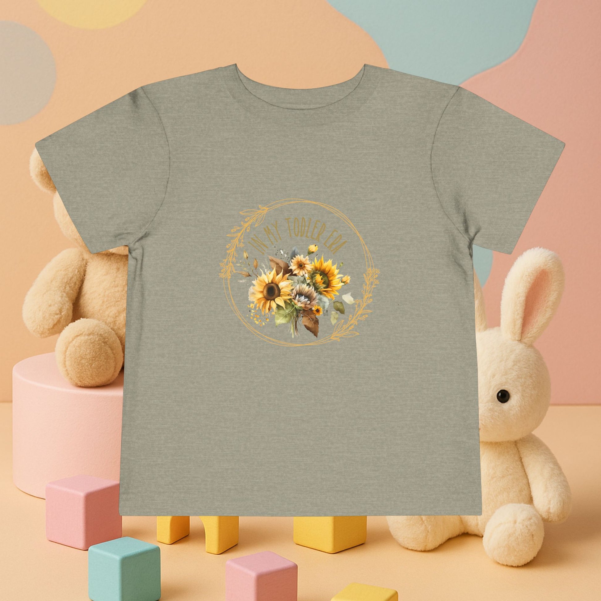 “In My Toddler Era” Sunflower Tee – Soft, Sweet & Boldly Blooming