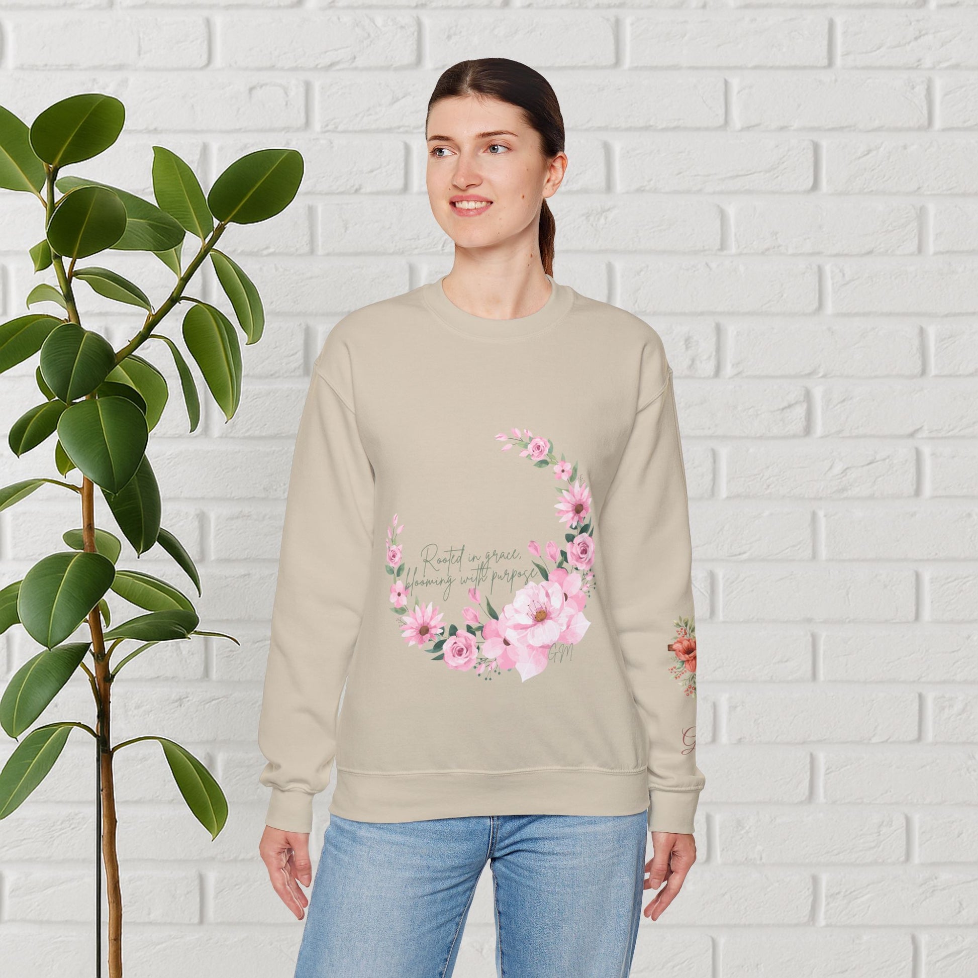 Rooted in Grace™ Floral Sweatshirt