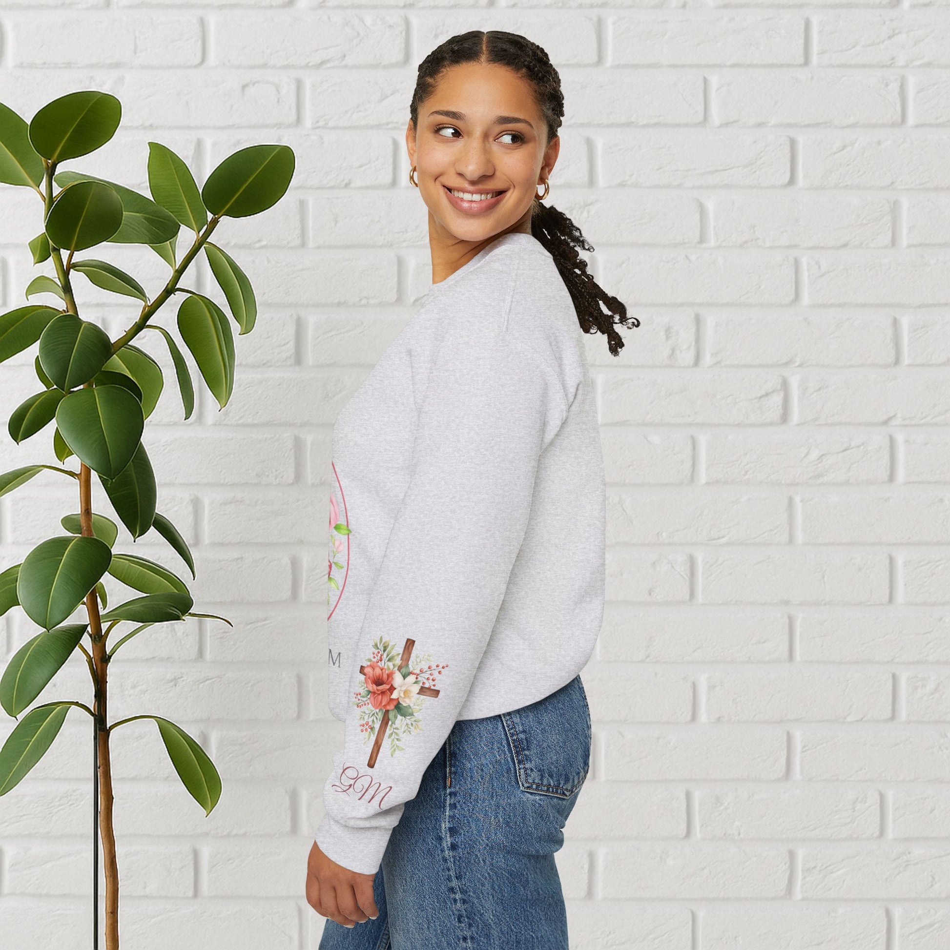 Be Still & Bloom: Psalm 46:10 Faith Sweatshirt