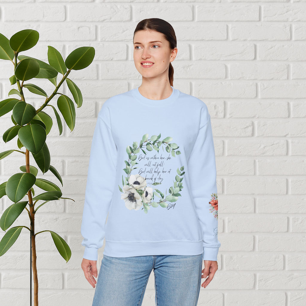 Crowned in Grace™ Signature Scripture Sweatshirt