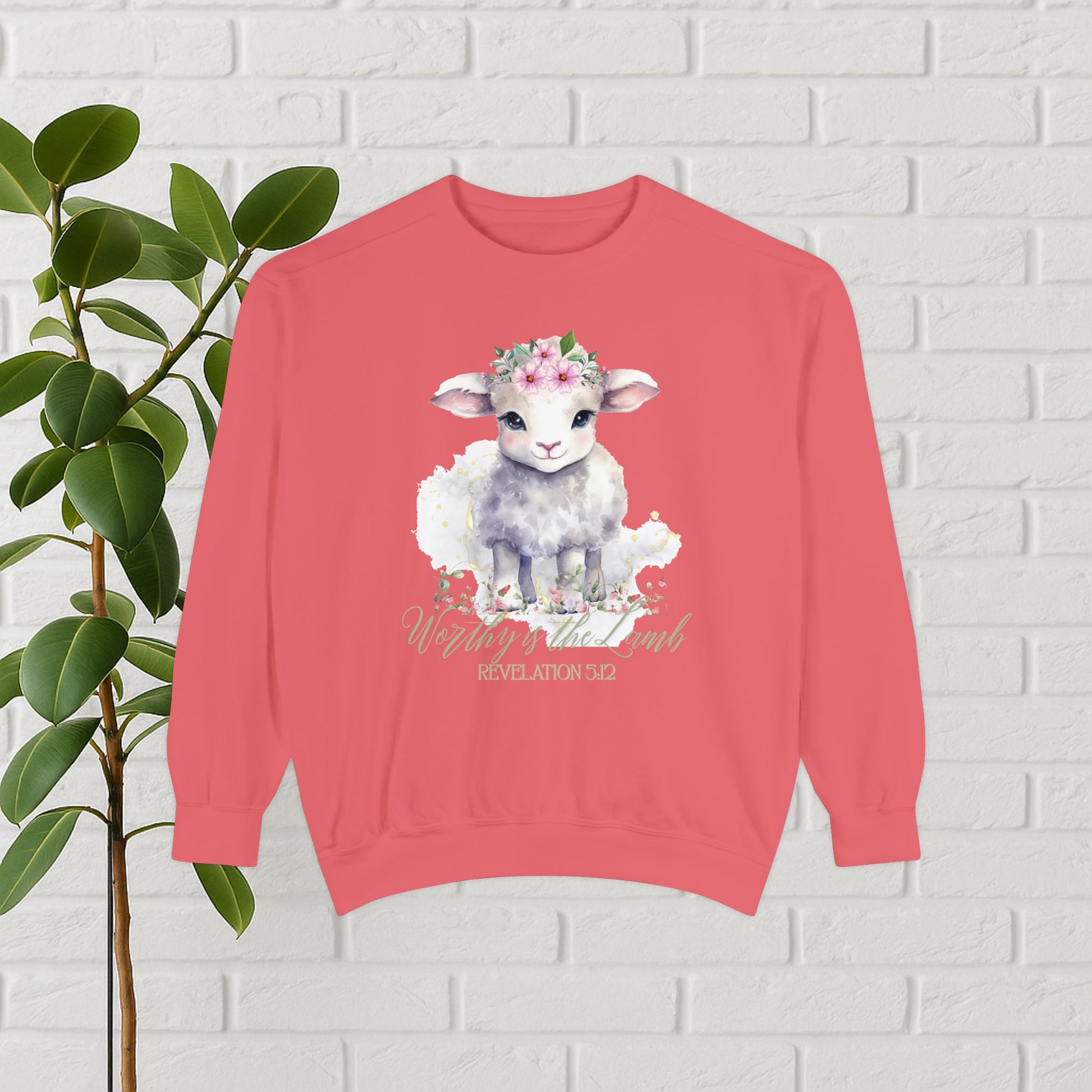 “Worthy Is the Lamb” Revelation 5:12 Christian Sweatshirt