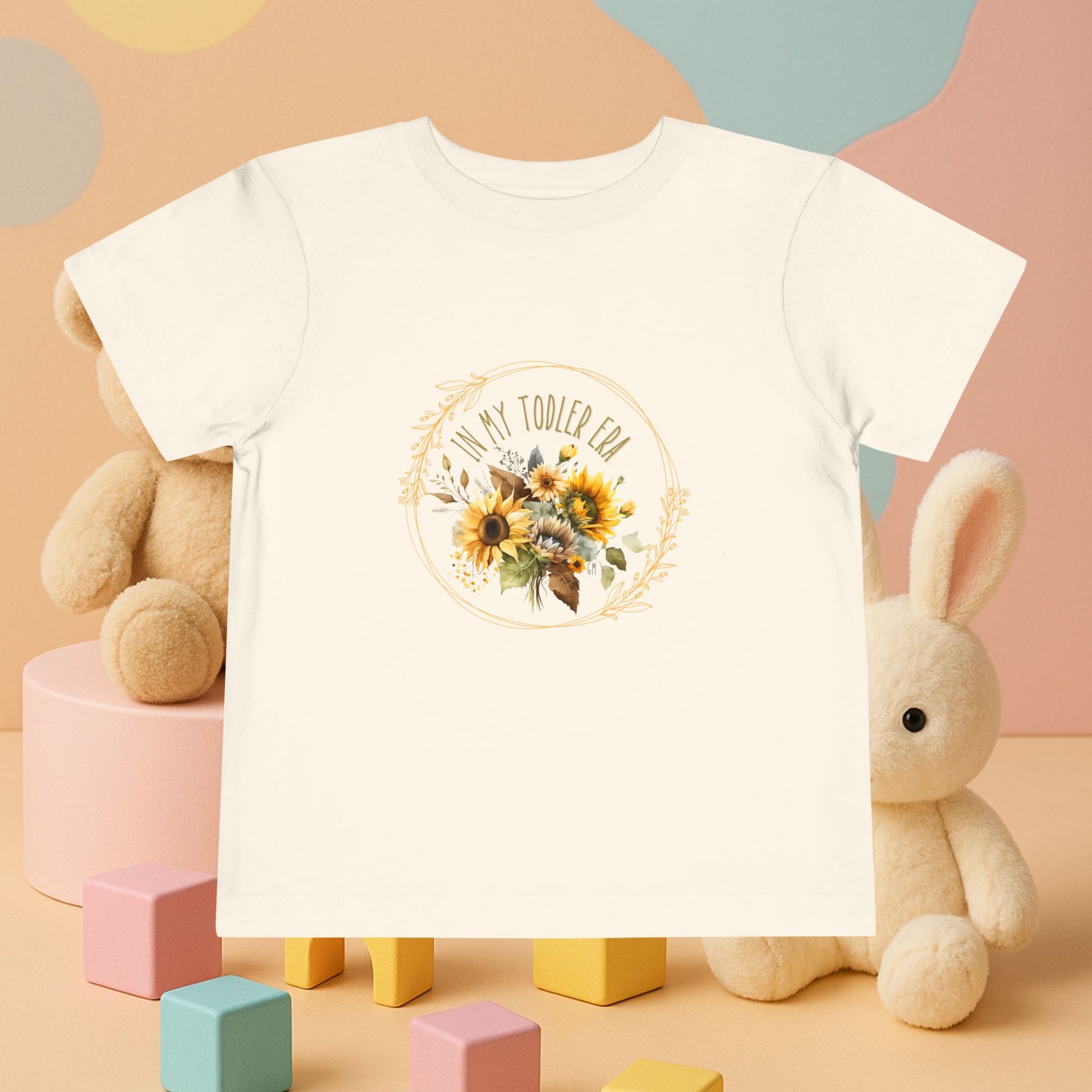 “In My Toddler Era” Sunflower Tee – Soft, Sweet & Boldly Blooming