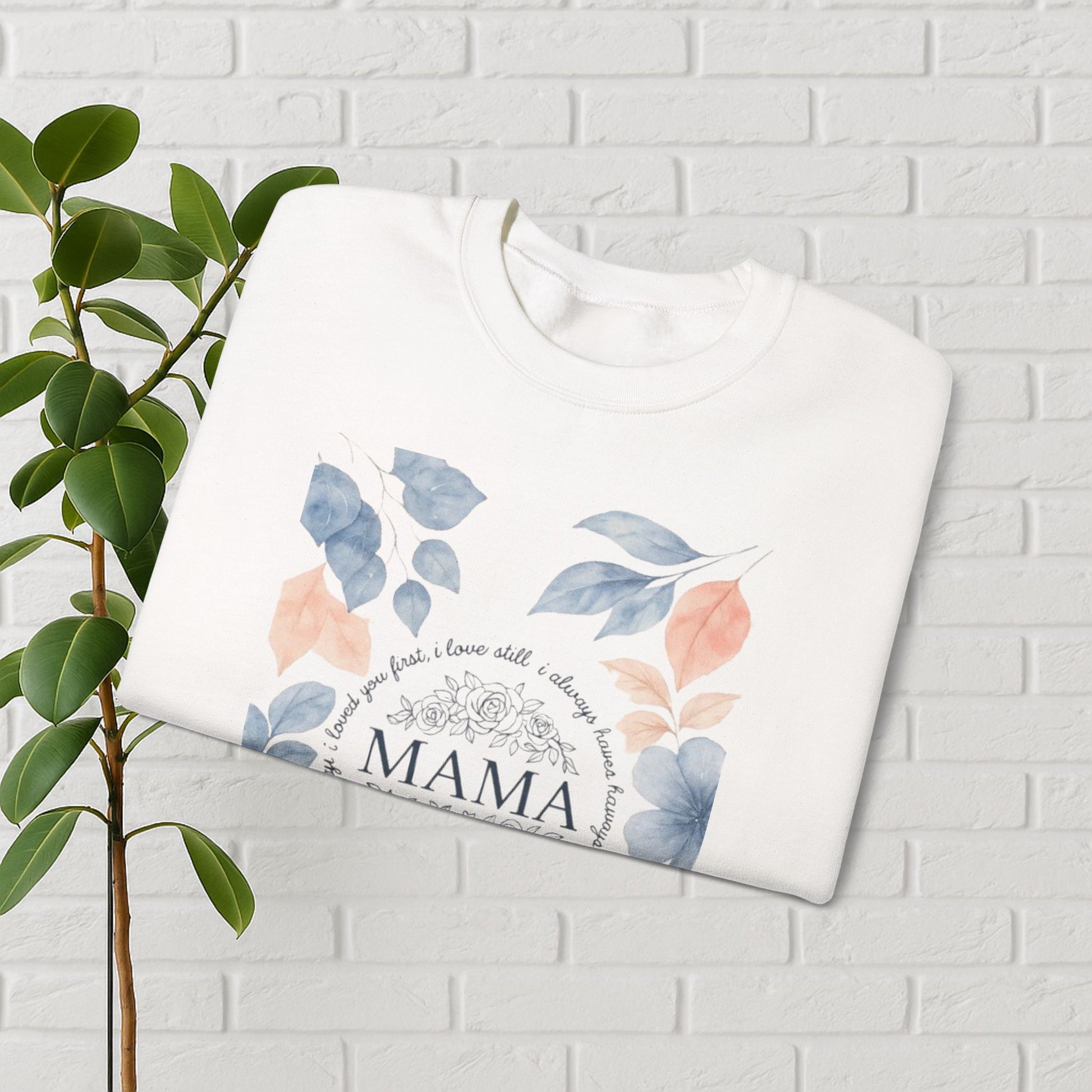 Crowned in Grace: Floral Faith Mama Sweatshirt