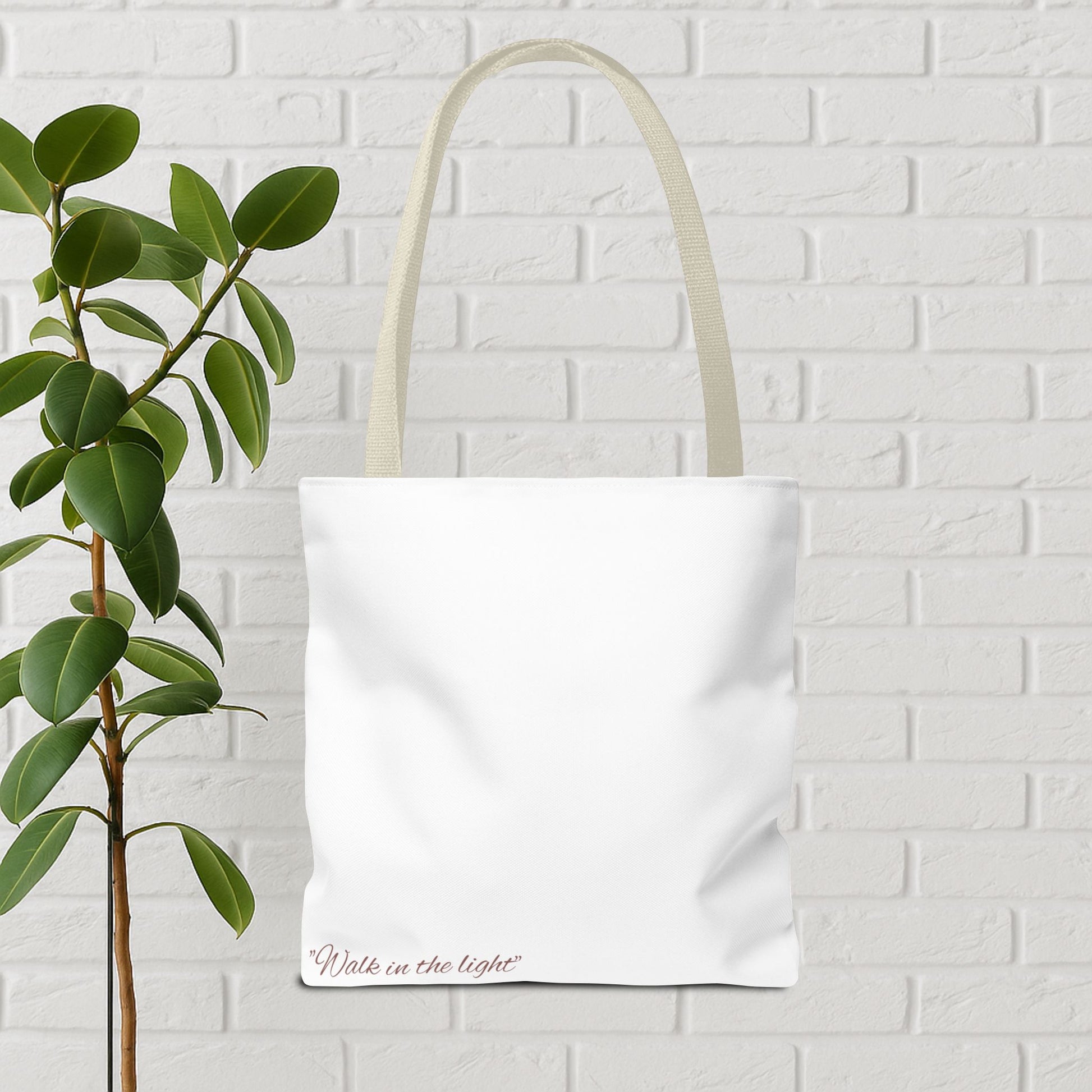“Walk in the Light” Sunflower Faith Tote