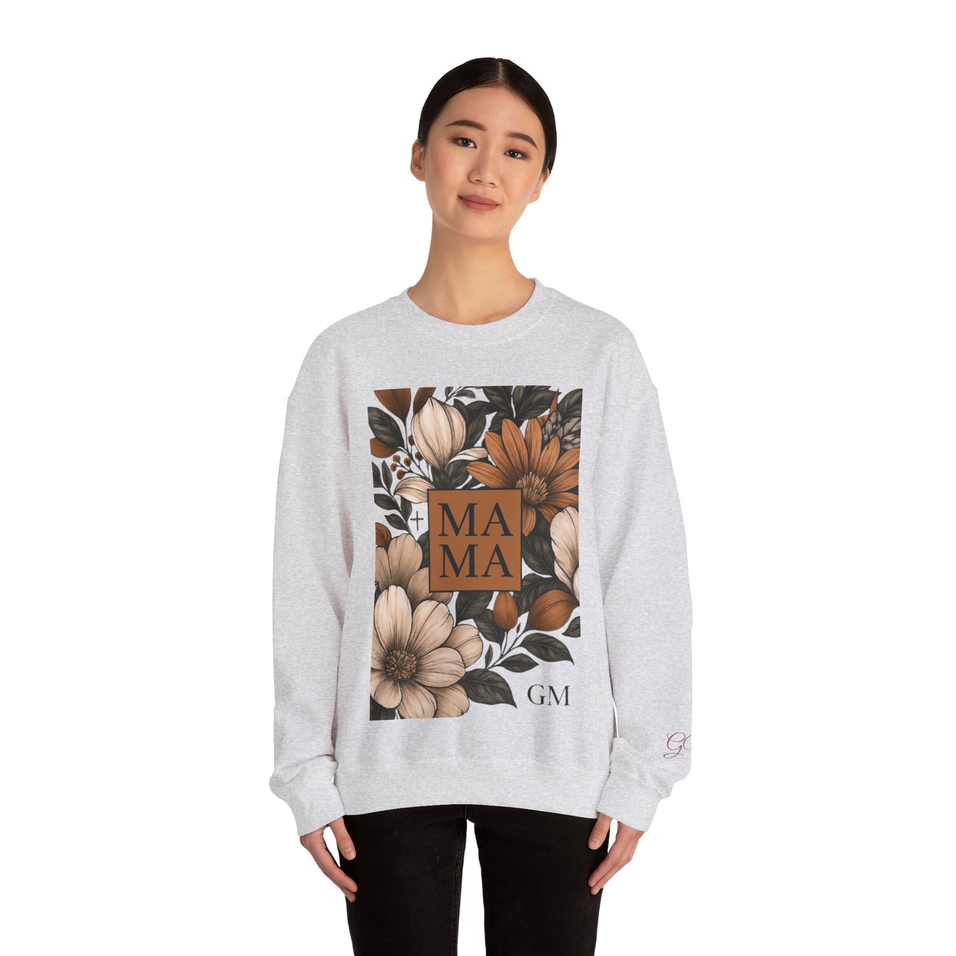 Rooted in Grace: Autumn Bloom Mama Sweatshirt