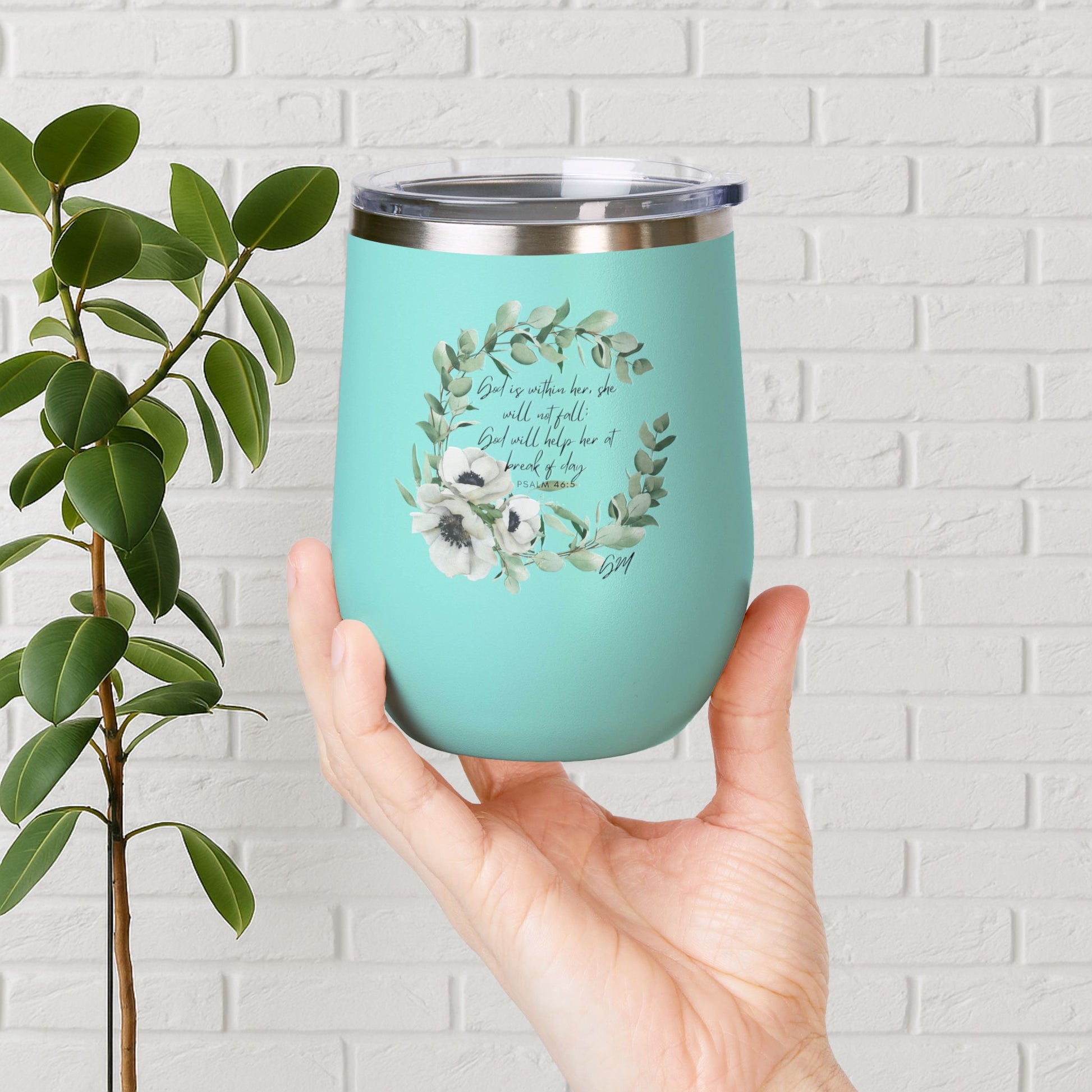 Crowned in Grace™ Stainless Steel Scripture Tumbler