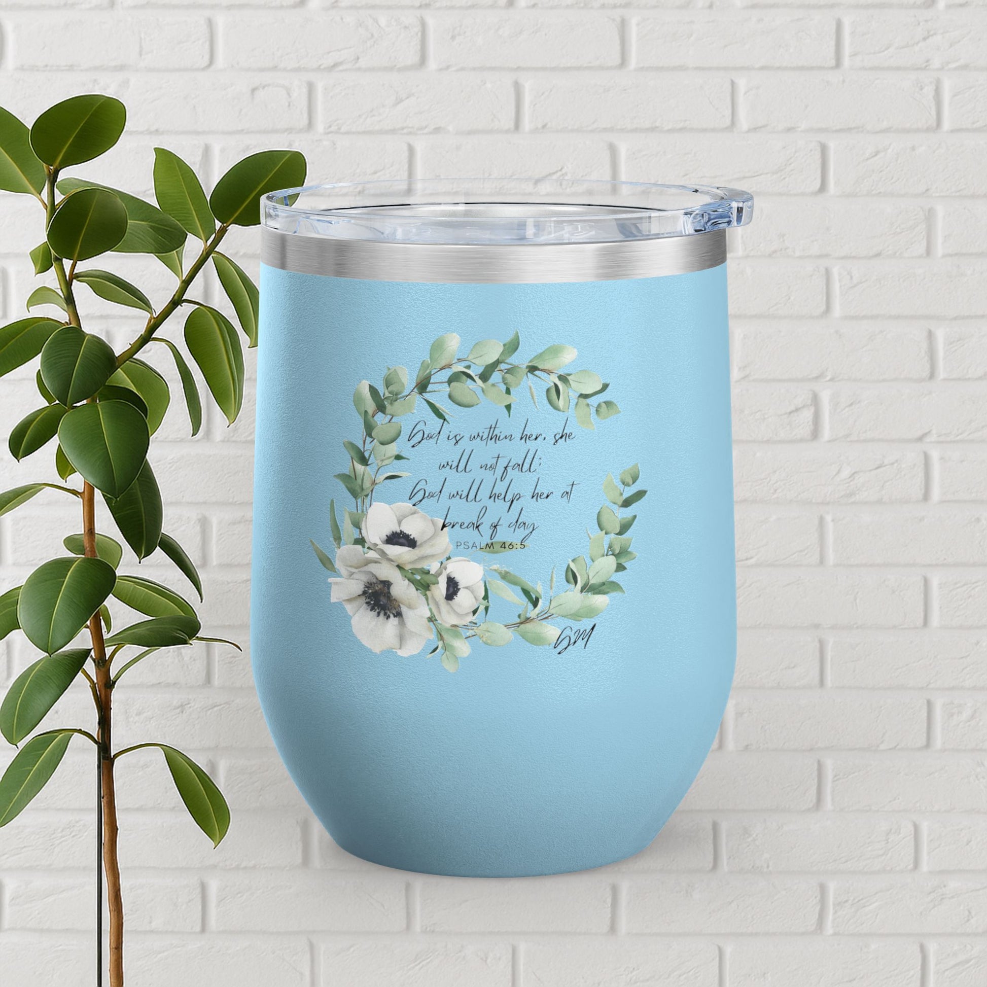 Crowned in Grace™ Stainless Steel Scripture Tumbler