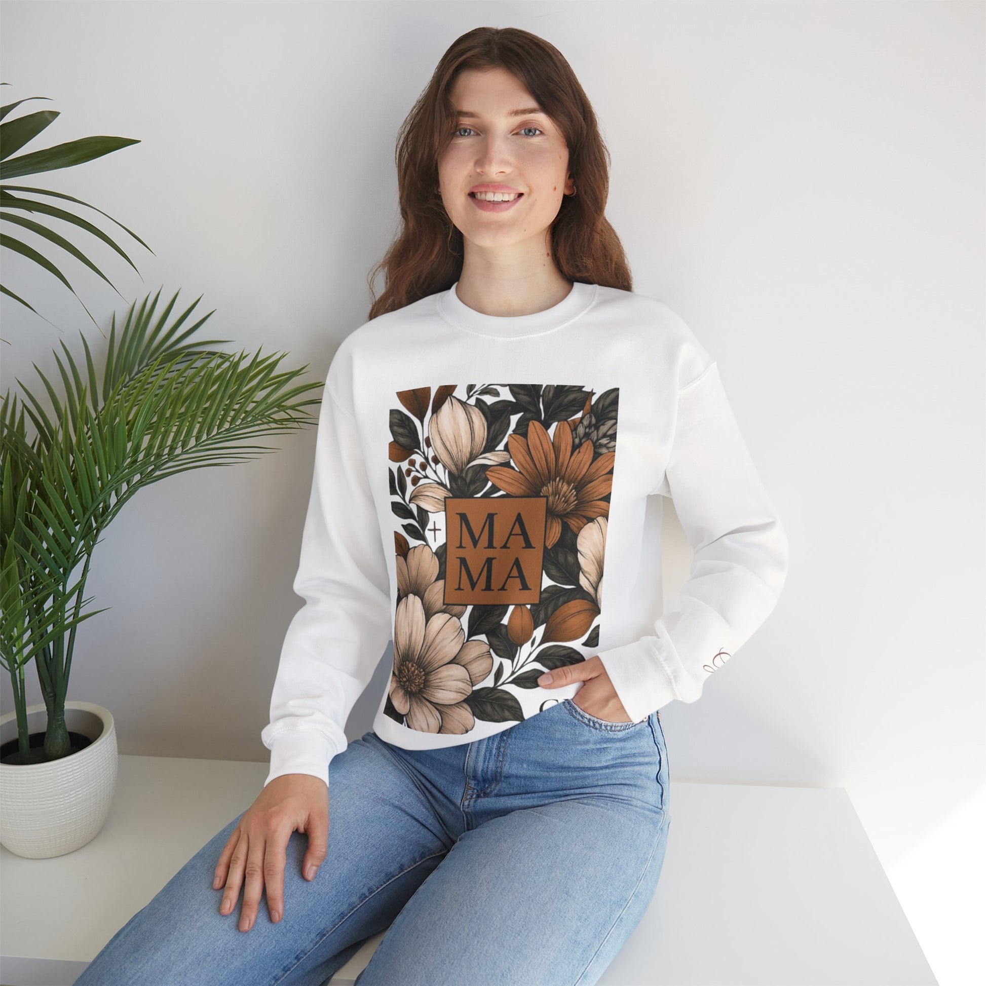 Rooted in Grace: Autumn Bloom Mama Sweatshirt