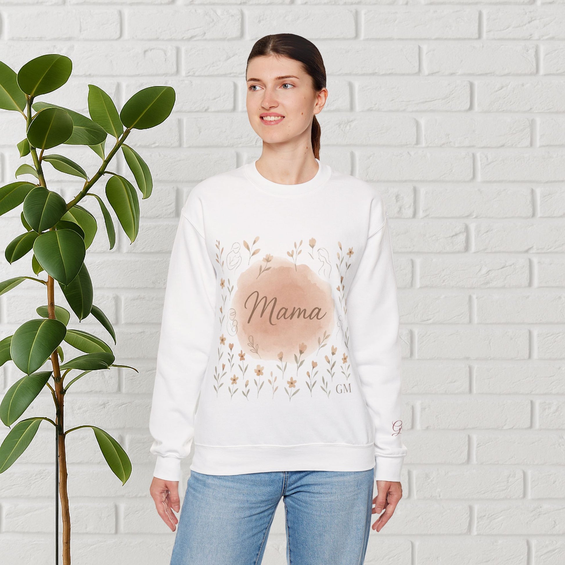 Wildflower Mama: Watercolour Bloom Sweatshirt