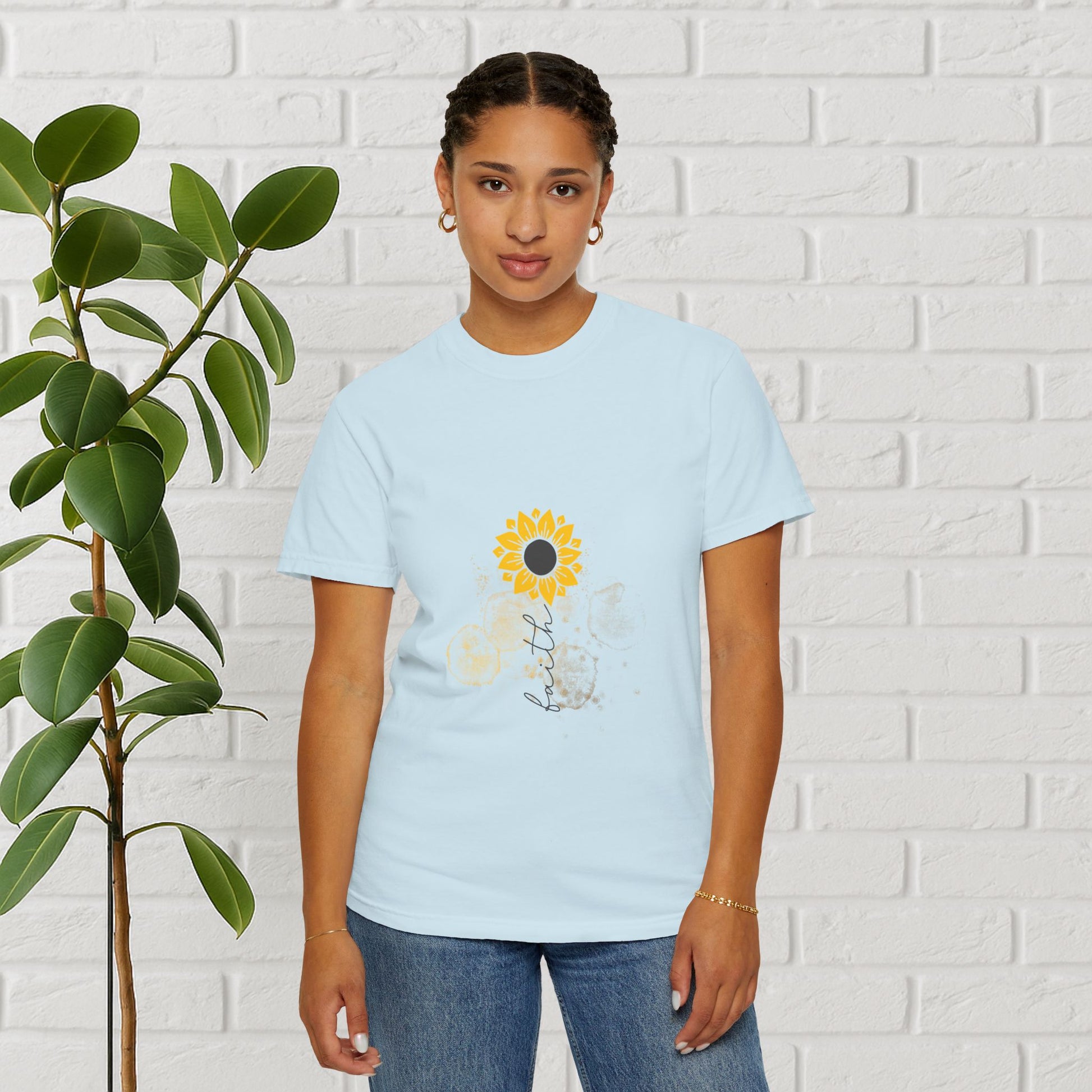Faith in Bloom – Sunflower Tee