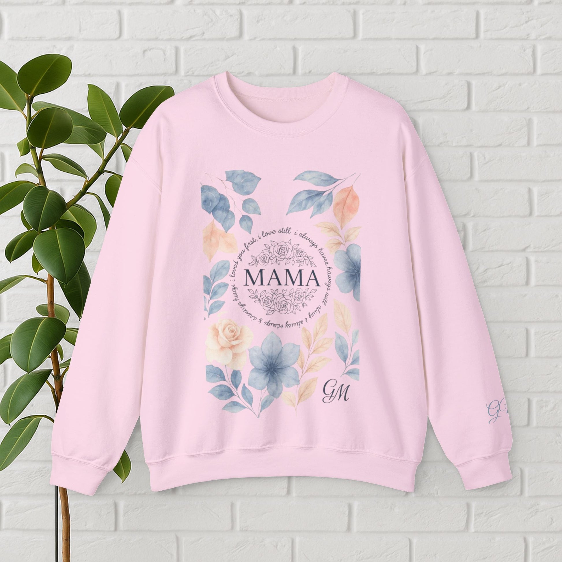Crowned in Grace: Floral Faith Mama Sweatshirt