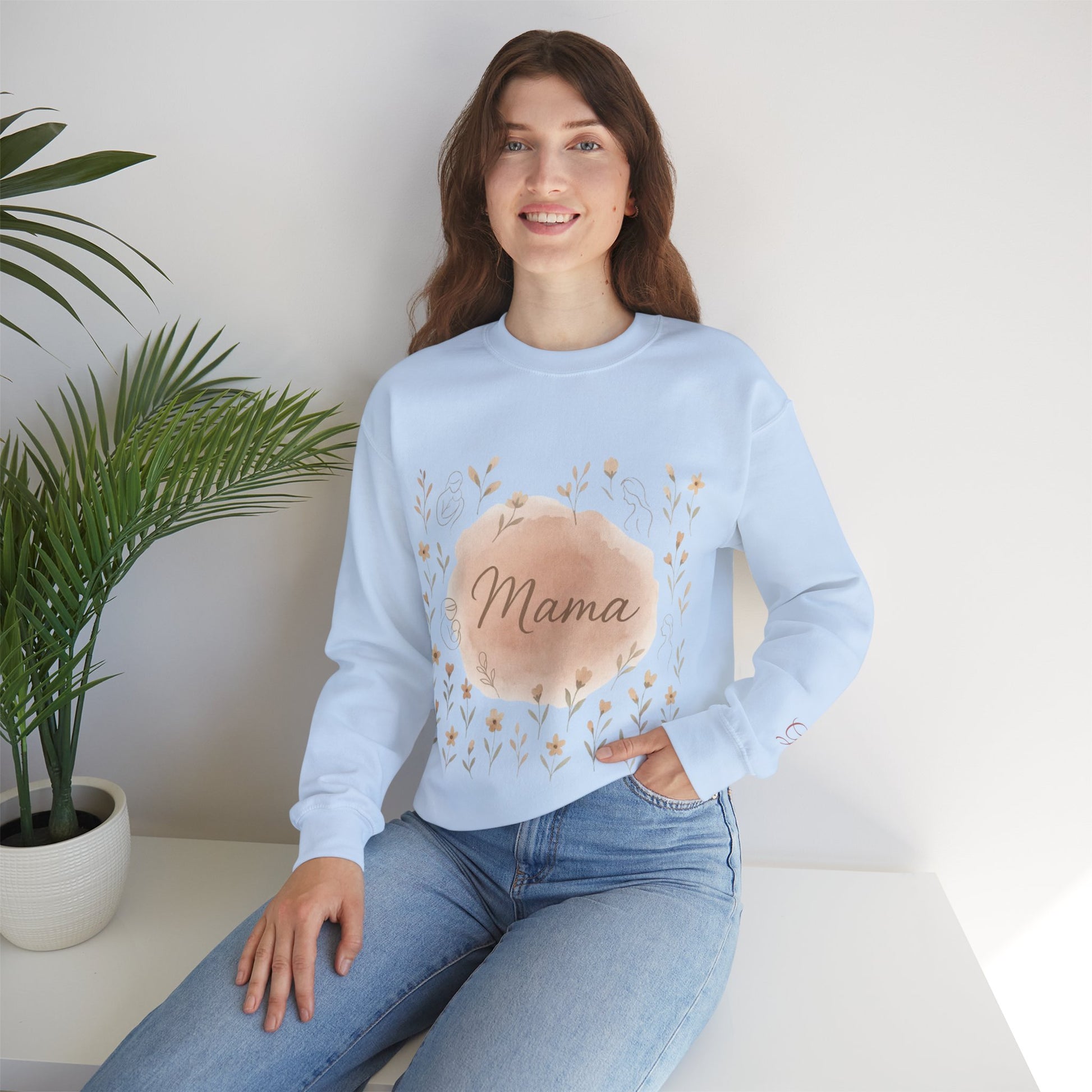 Wildflower Mama: Watercolour Bloom Sweatshirt