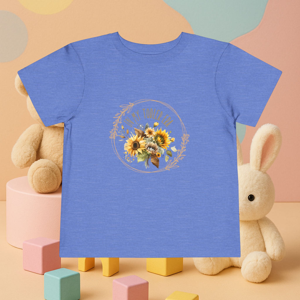 “In My Toddler Era” Sunflower Tee – Soft, Sweet & Boldly Blooming