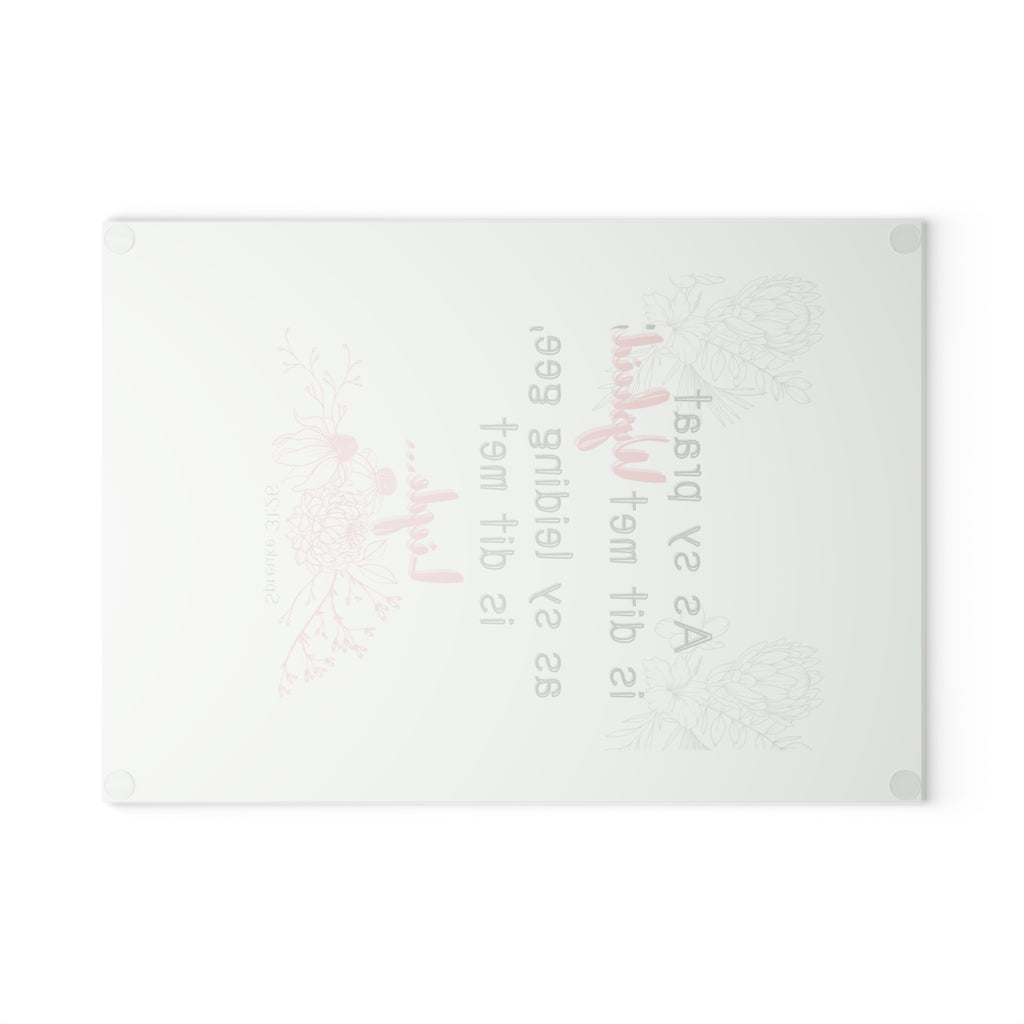 Personalized Glass Cutting Board - Perfect Gift for Moms, Kitchen Decor, Wedding Gifts, Unique Housewarming Present, Engraved Kitchen Tool