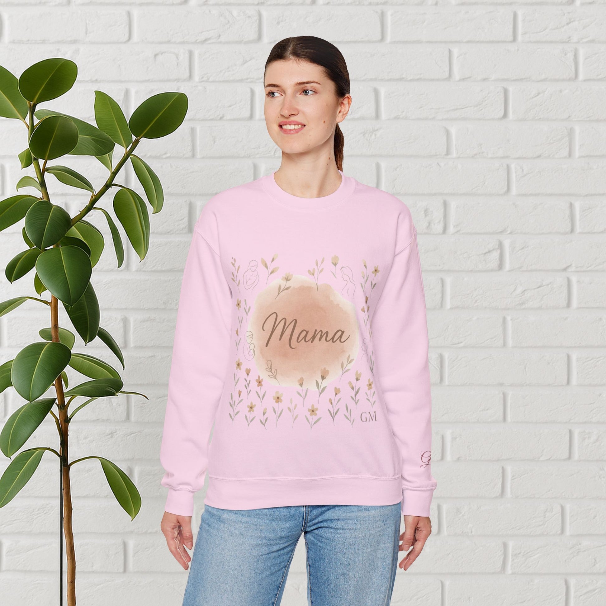 Wildflower Mama: Watercolour Bloom Sweatshirt