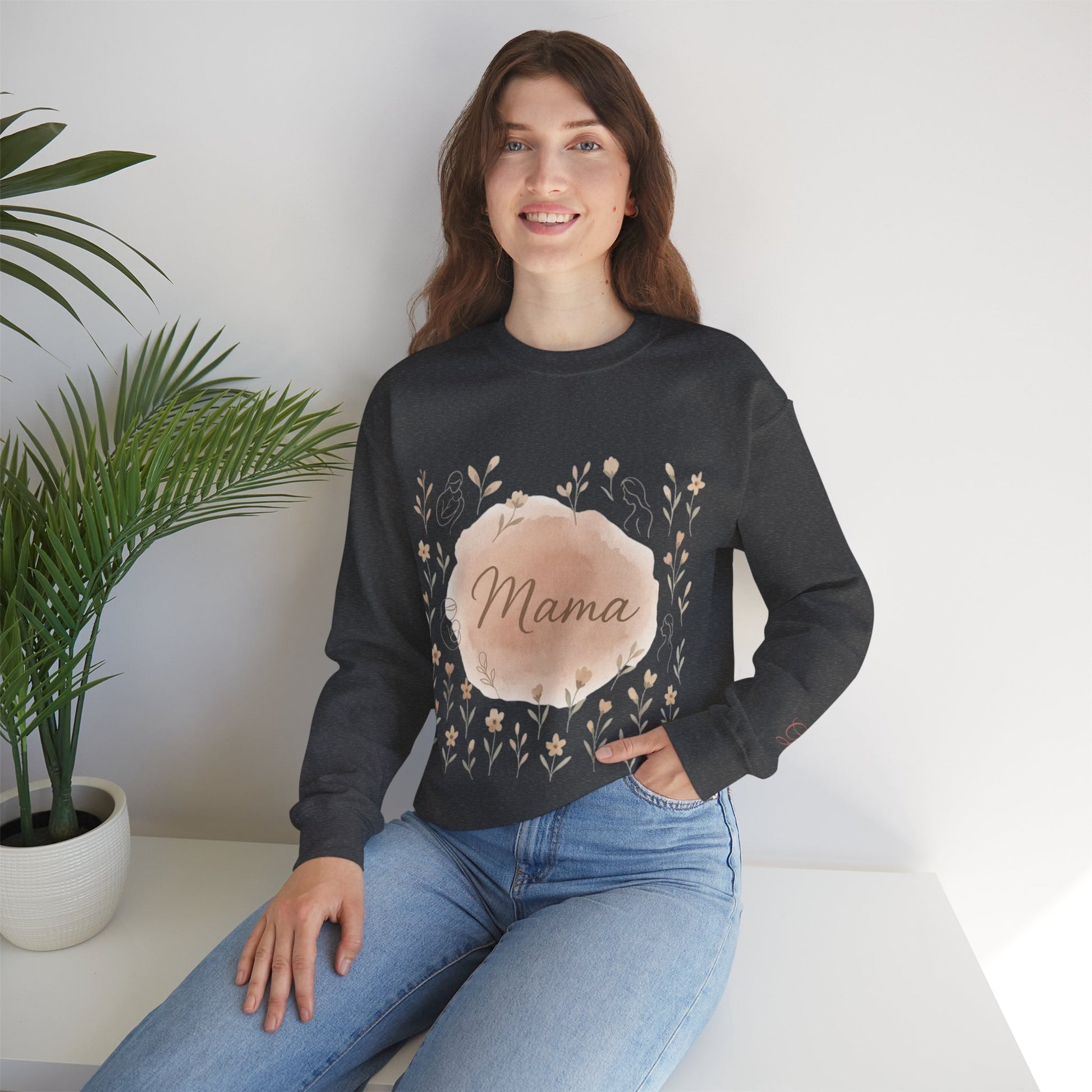 Wildflower Mama: Watercolour Bloom Sweatshirt