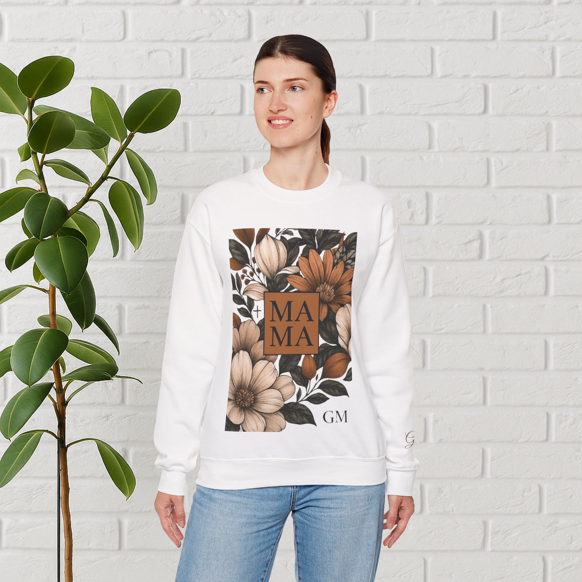 Rooted in Grace: Autumn Bloom Mama Sweatshirt