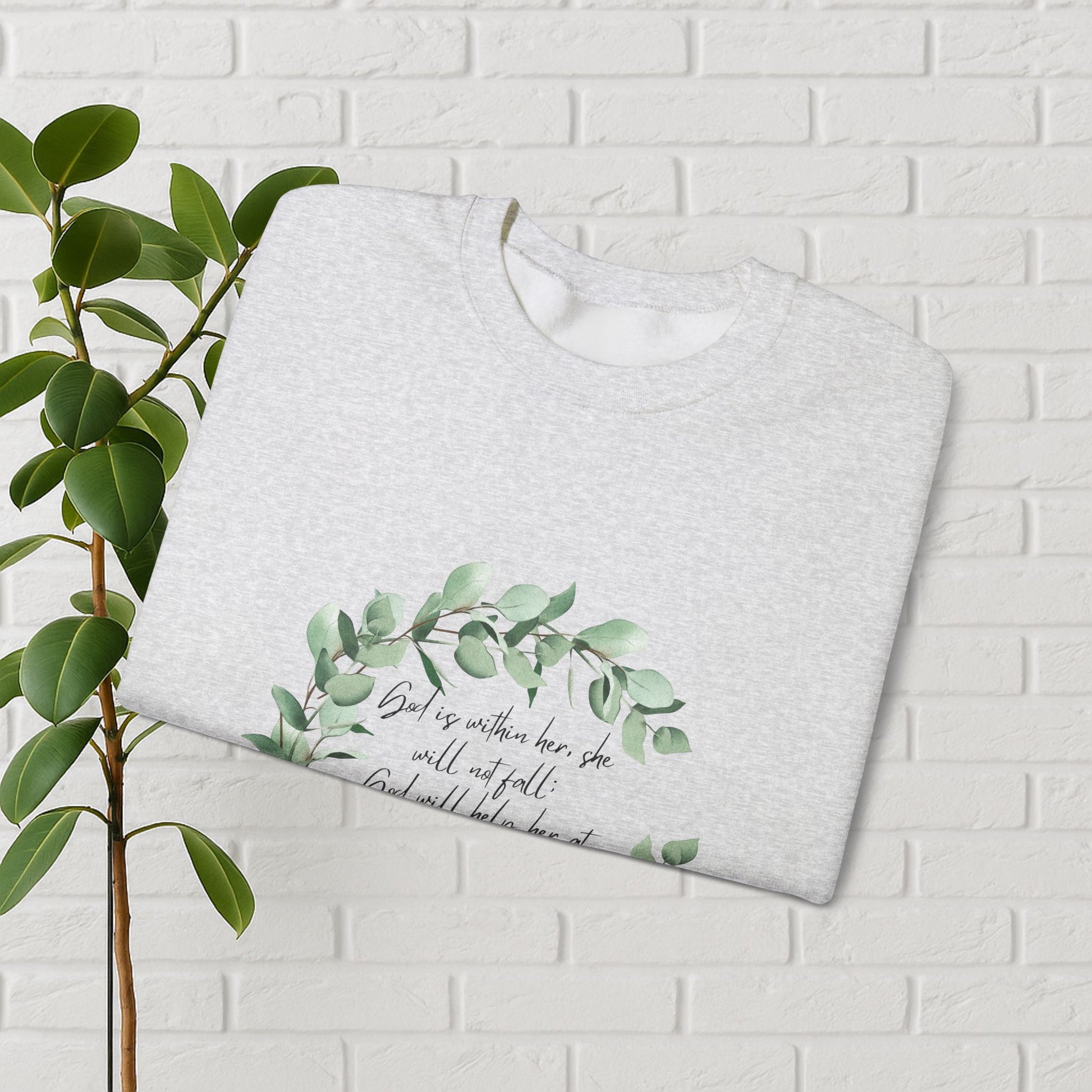 Crowned in Grace™ Signature Scripture Sweatshirt