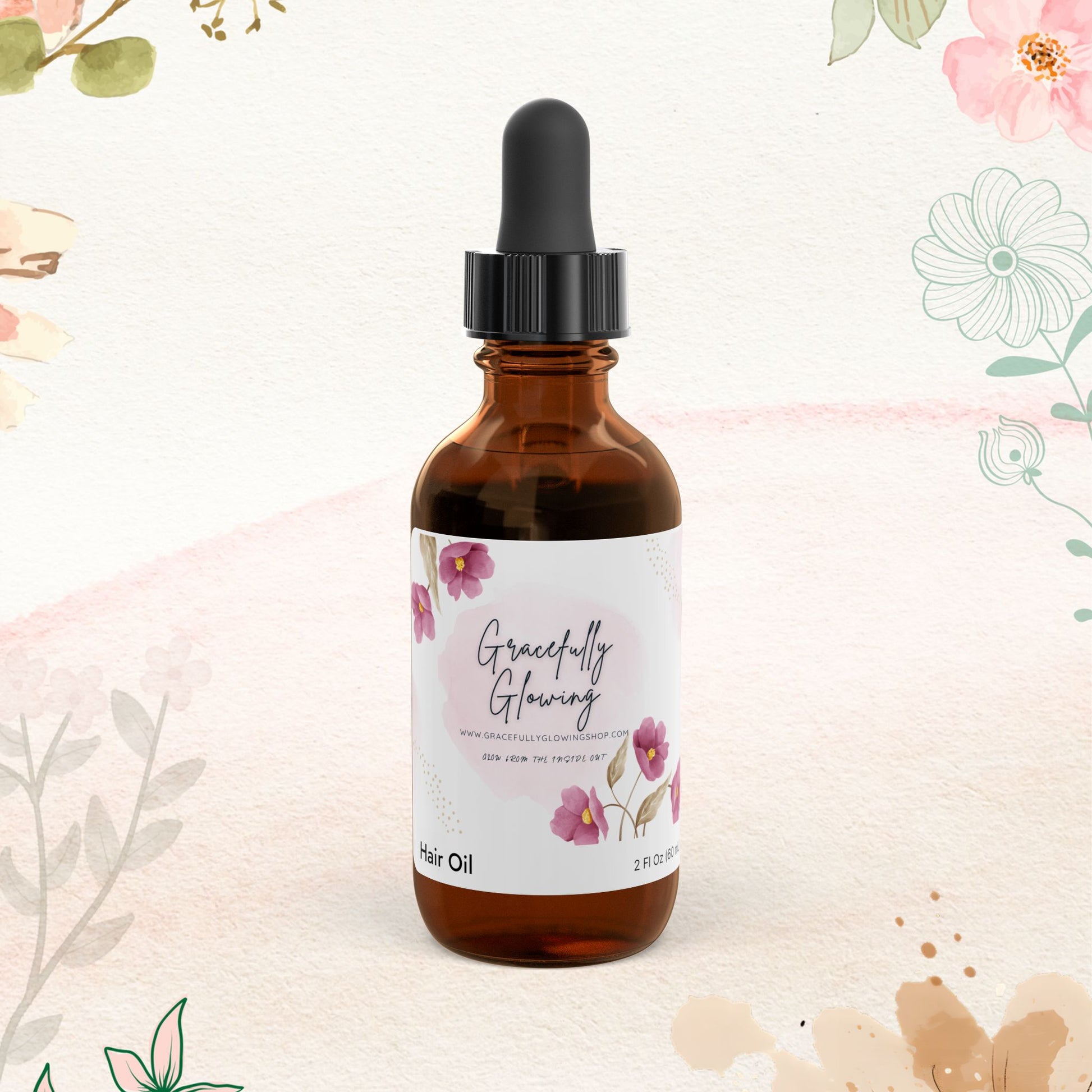 Gracefully Glowing Hair Oil – 2oz