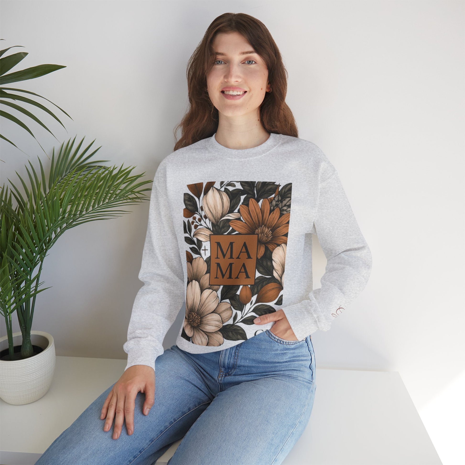 Rooted in Grace: Autumn Bloom Mama Sweatshirt