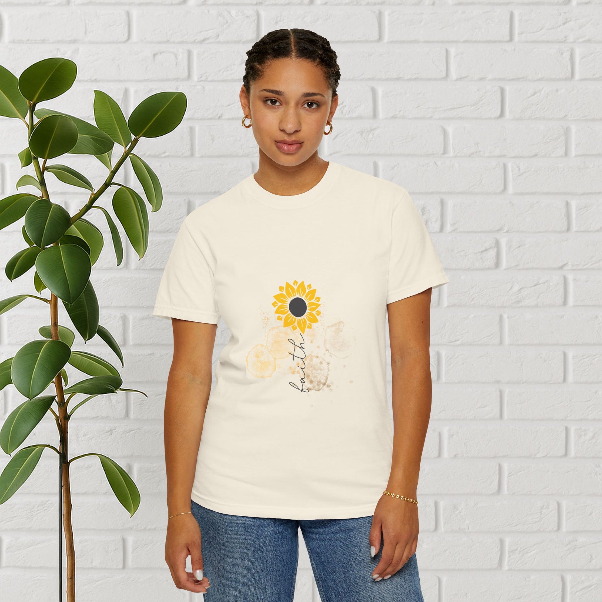 Faith in Bloom – Sunflower Tee