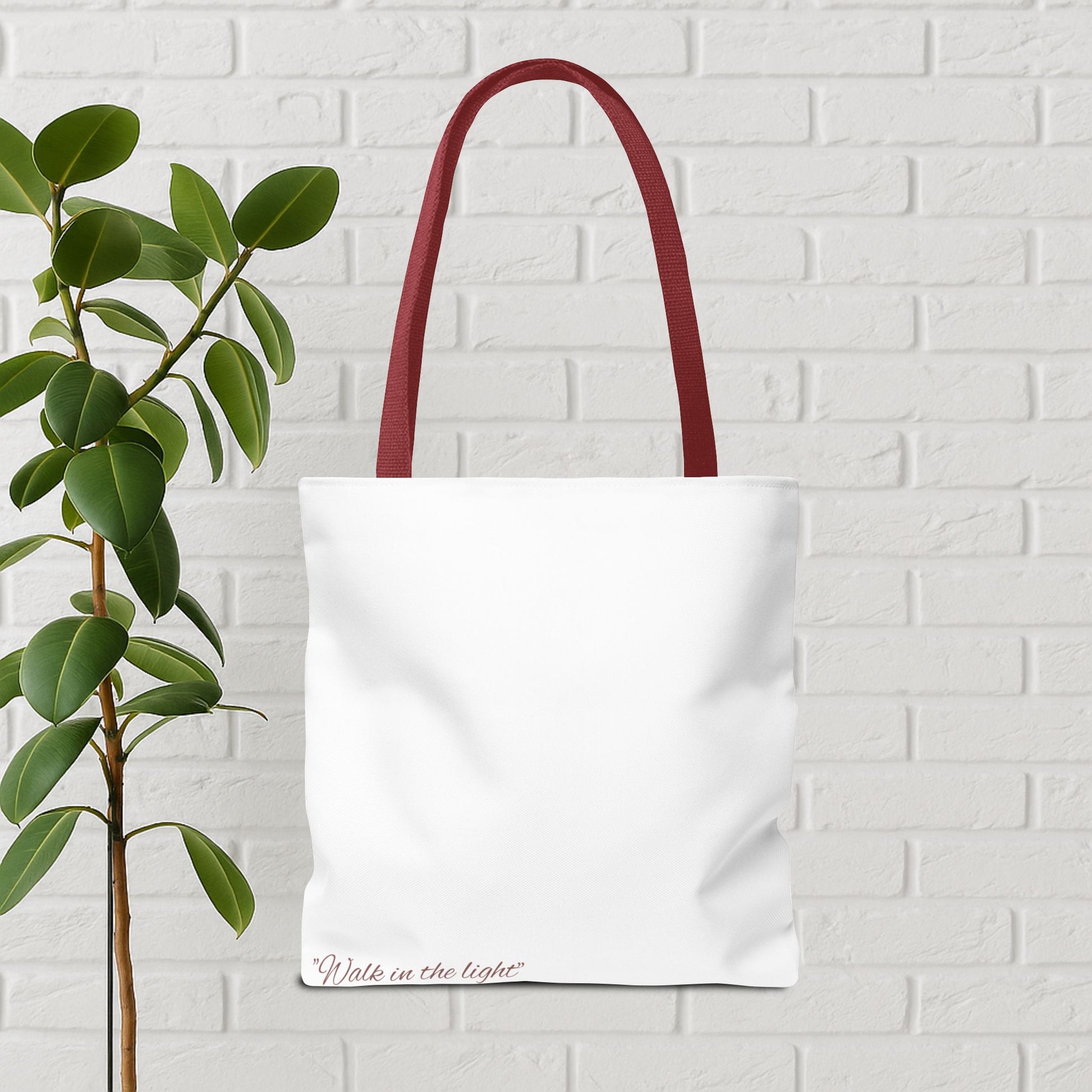 “Walk in the Light” Sunflower Faith Tote