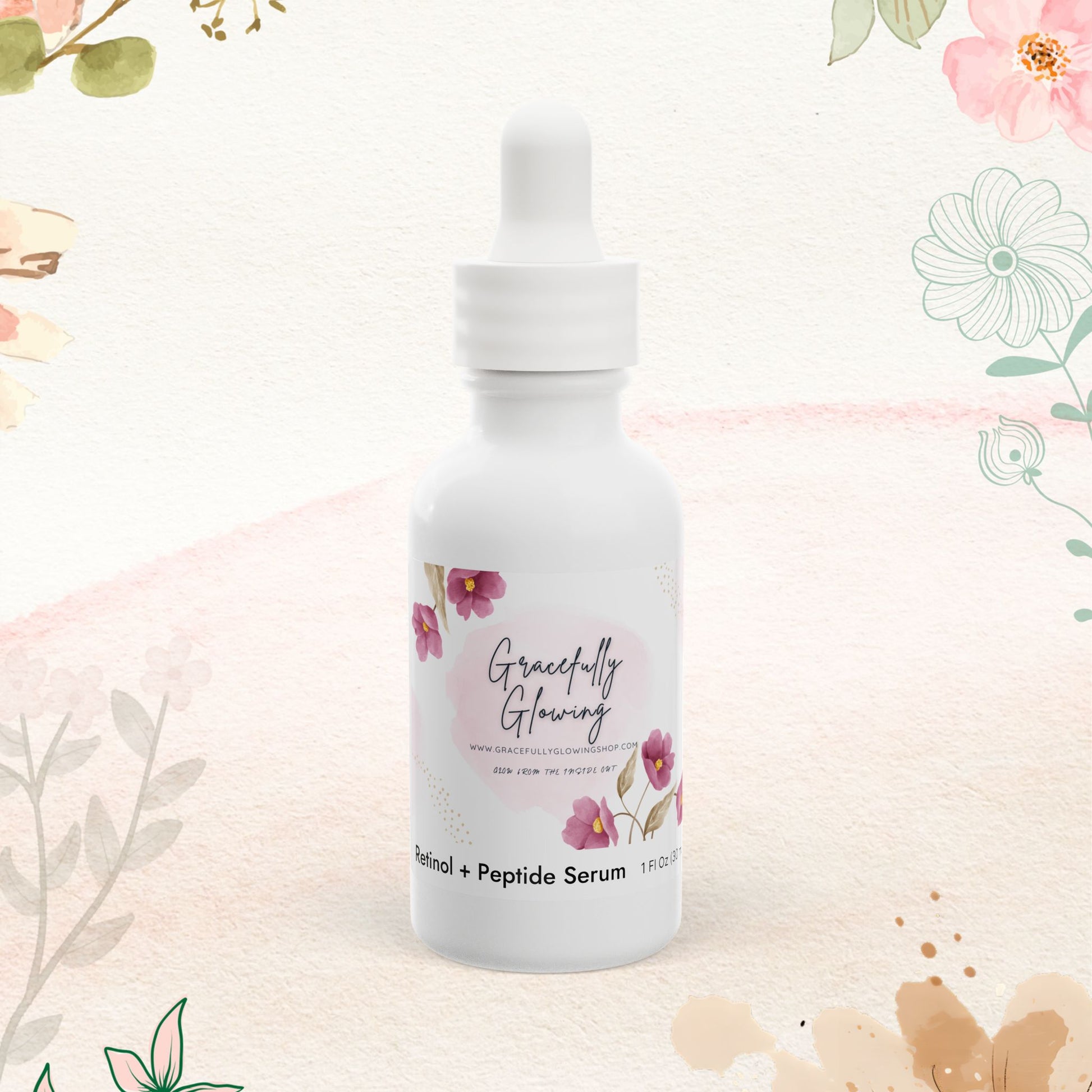 Retinol and Peptide Face Serum, 1oz
