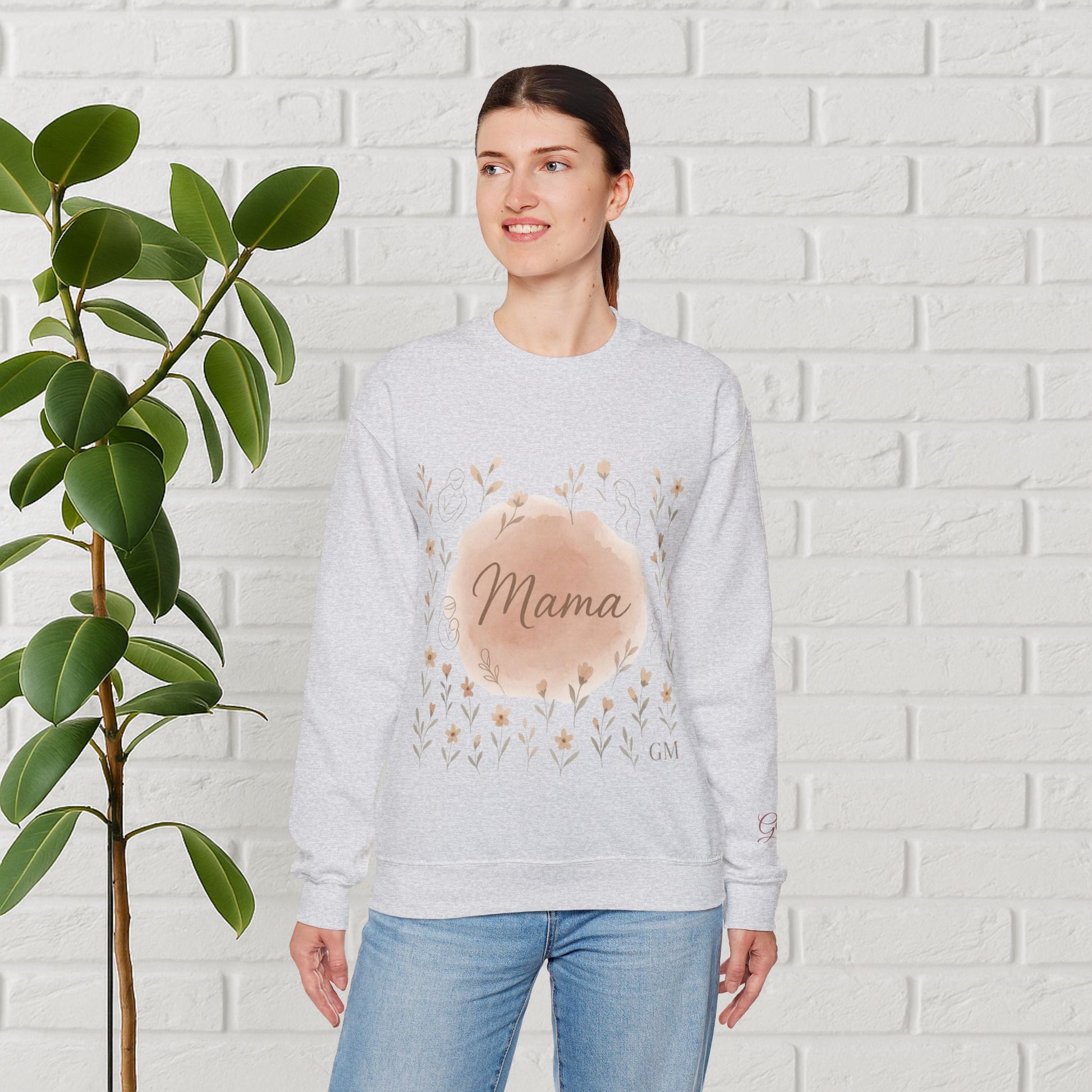 Wildflower Mama: Watercolour Bloom Sweatshirt