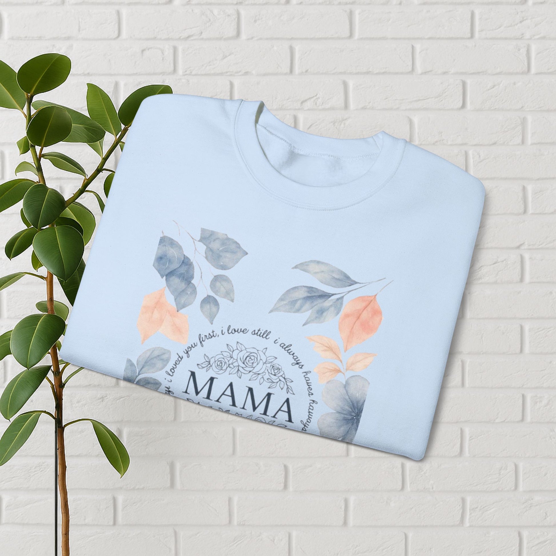 Crowned in Grace: Floral Faith Mama Sweatshirt