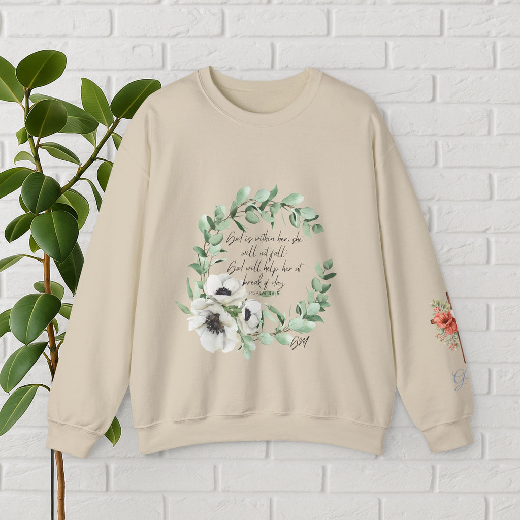 Crowned in Grace™ Signature Scripture Sweatshirt