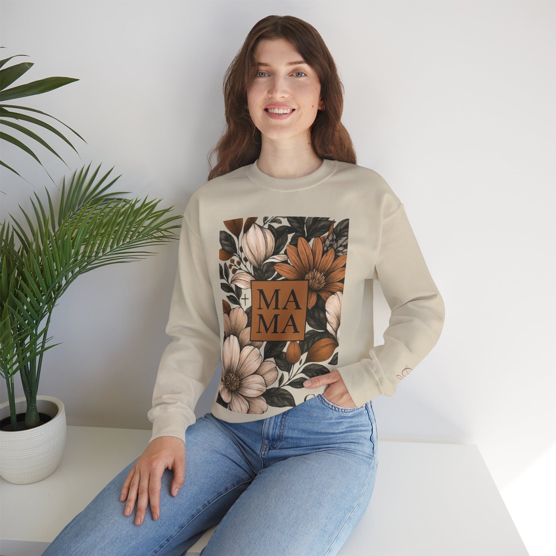 Rooted in Grace: Autumn Bloom Mama Sweatshirt