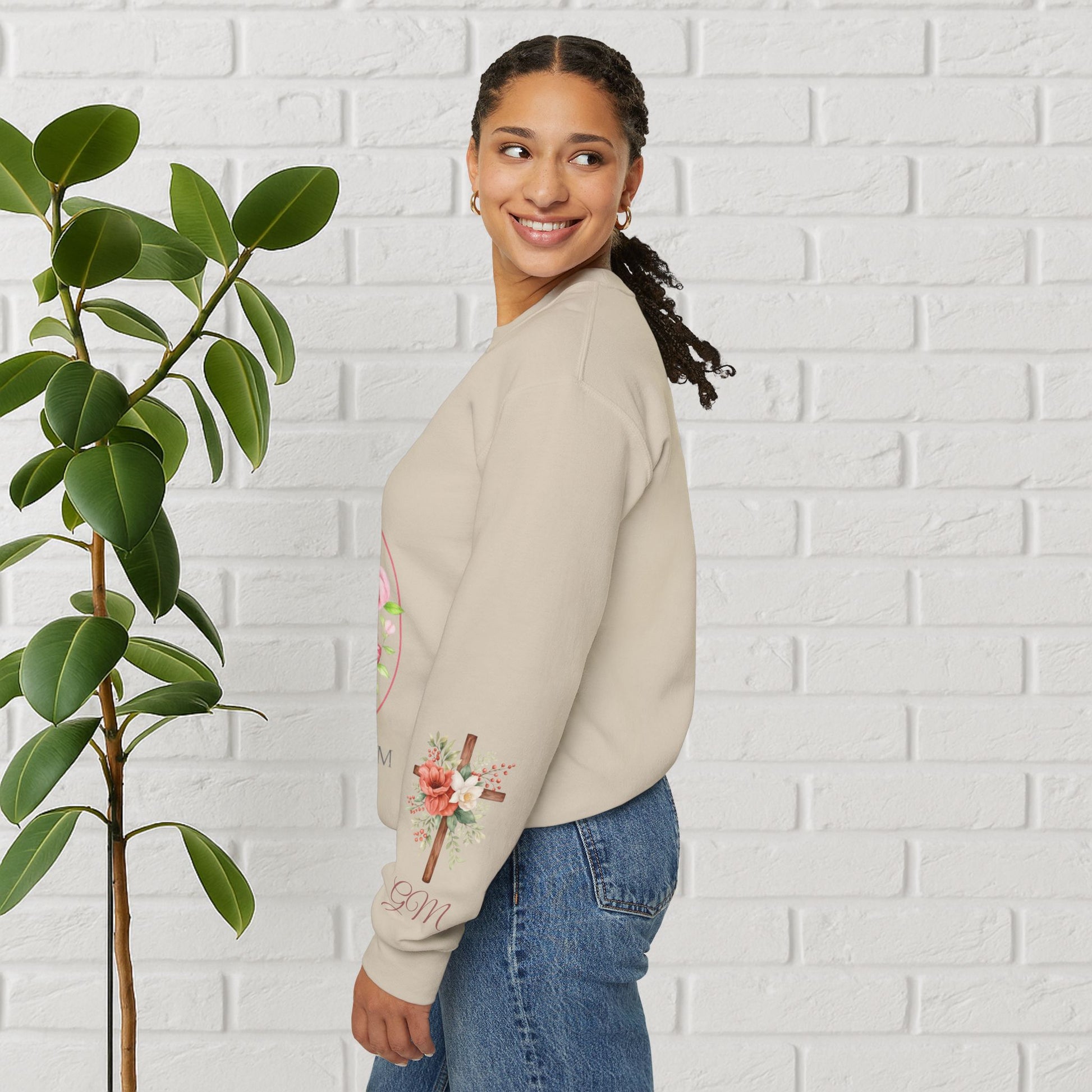 Be Still & Bloom: Psalm 46:10 Faith Sweatshirt