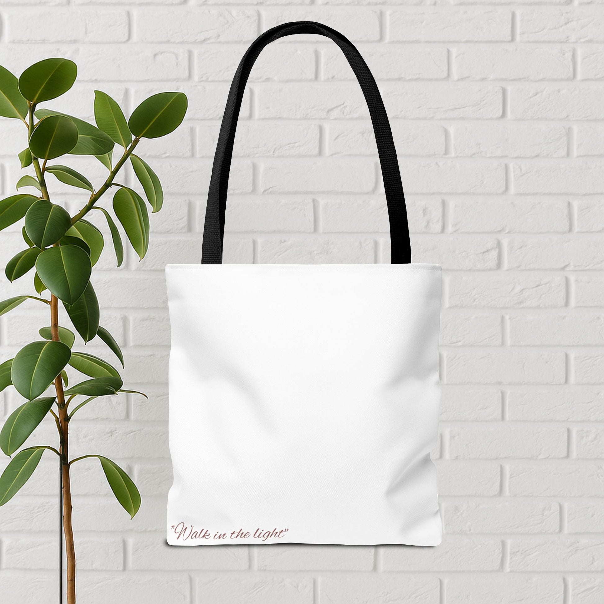 “Walk in the Light” Sunflower Faith Tote