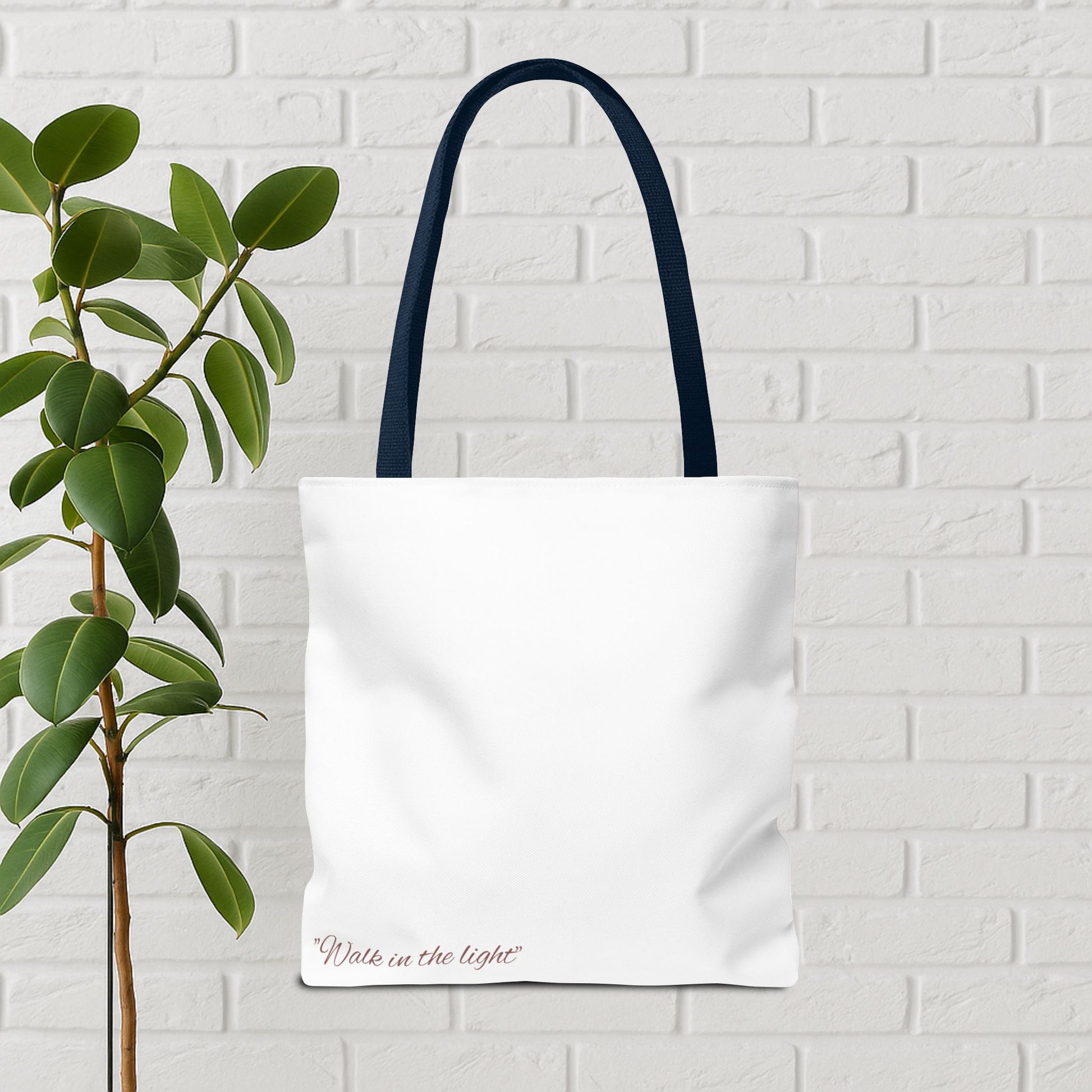 “Walk in the Light” Sunflower Faith Tote