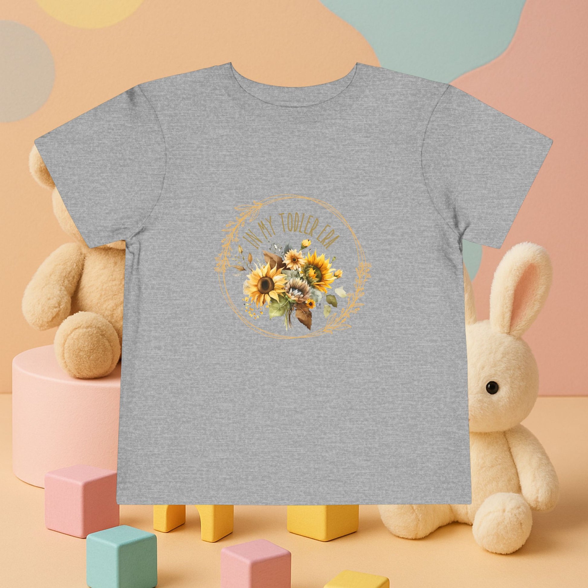 “In My Toddler Era” Sunflower Tee – Soft, Sweet & Boldly Blooming