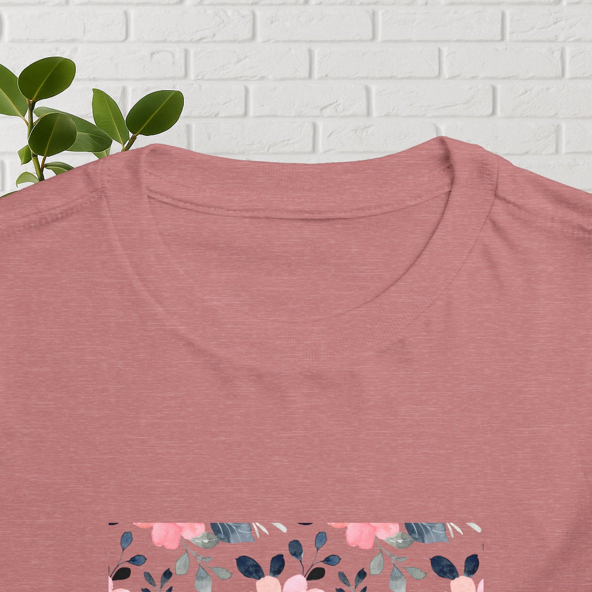 Faith in Bloom” Toddler Tee – Matthew 28:20 | Floral Christian Shirt