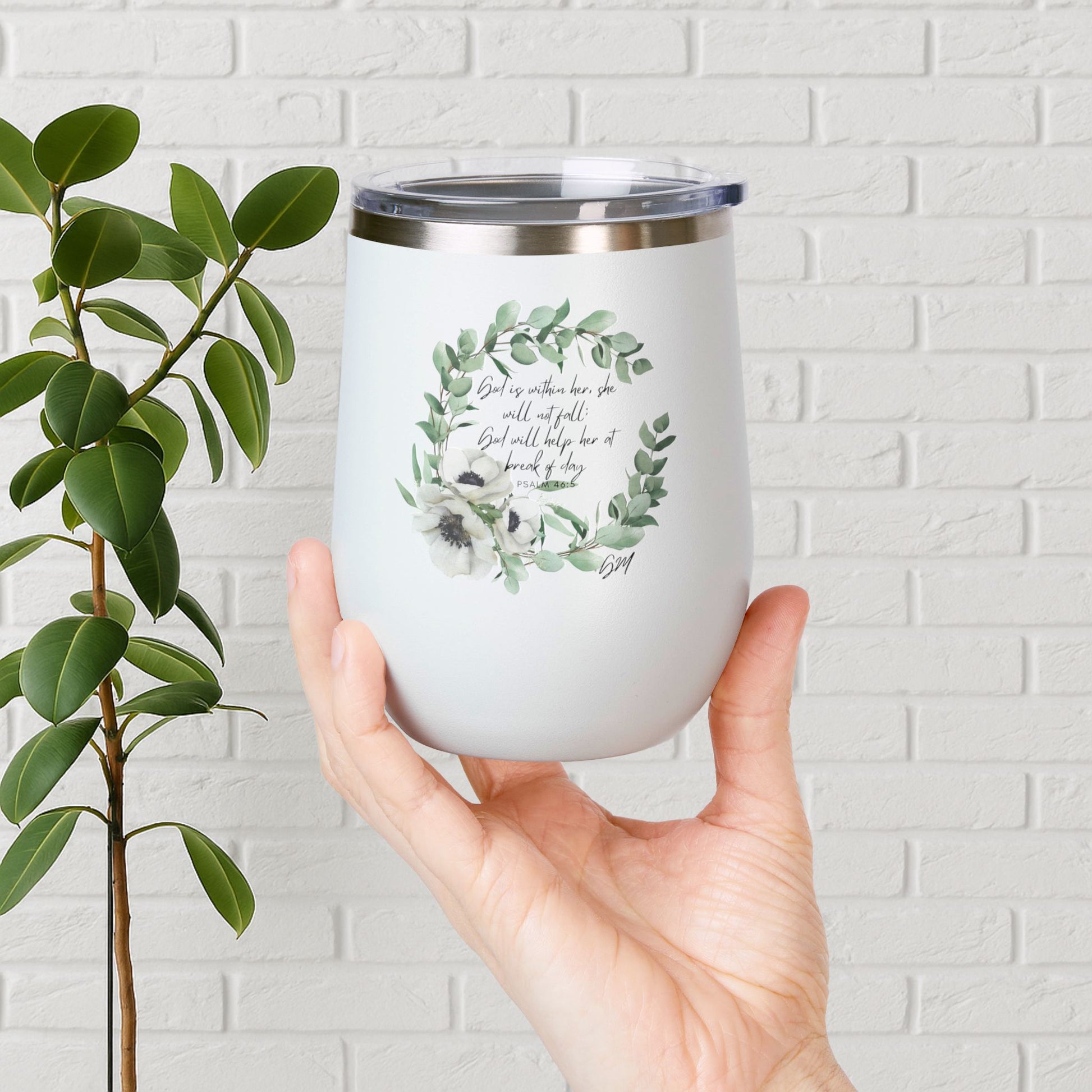 Crowned in Grace™ Stainless Steel Scripture Tumbler