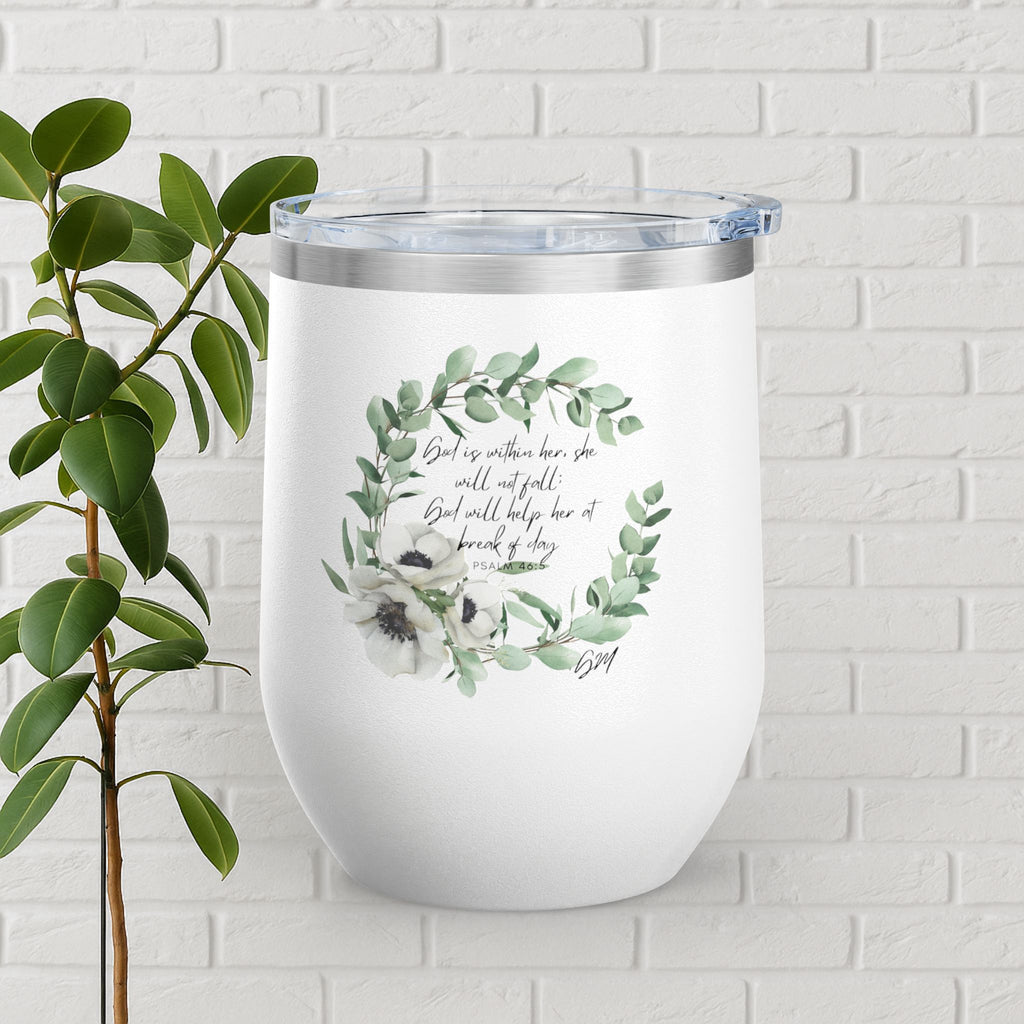 Crowned in Grace™ Stainless Steel Scripture Tumbler