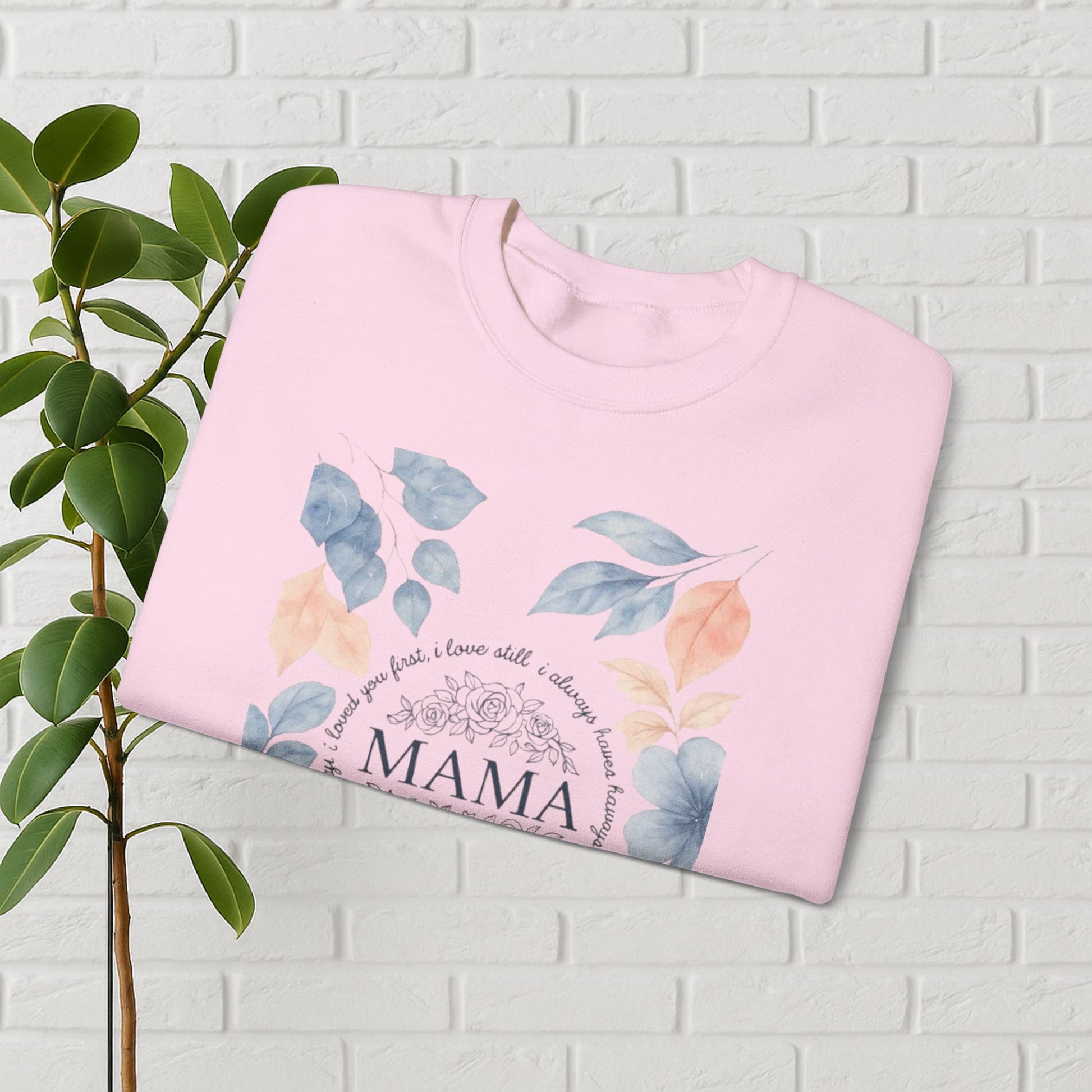 Crowned in Grace: Floral Faith Mama Sweatshirt